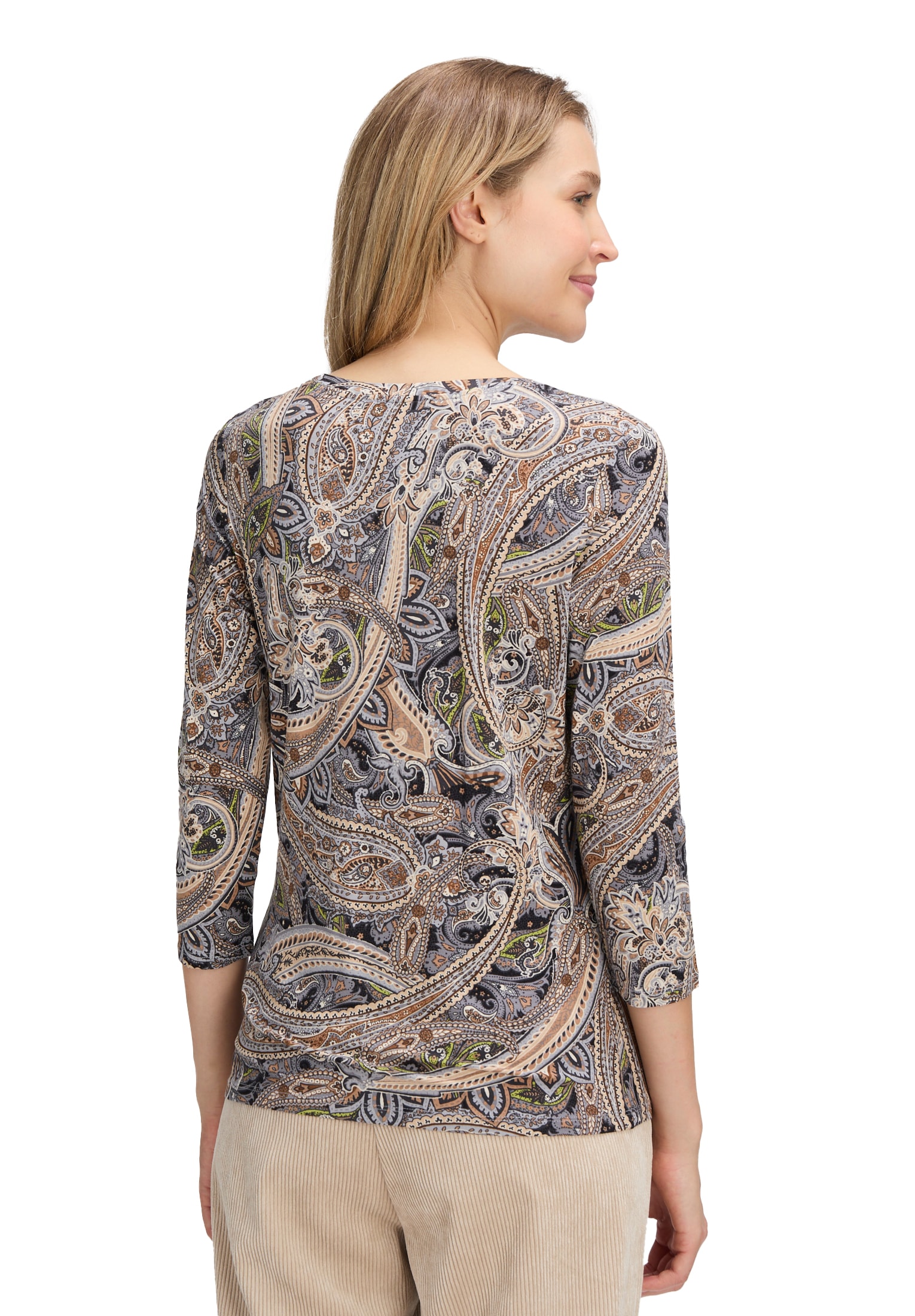 Betty Barclay 3/4-Arm-Shirt »Damen Basic Shirt mit Print« 1 Stk. tlg.