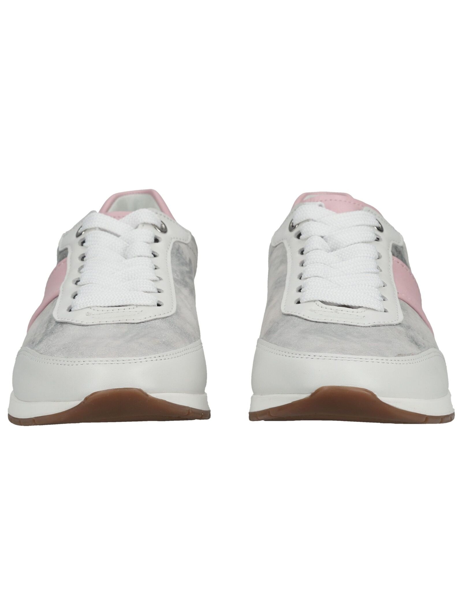 Sneaker ARA "Ara Sneaker Leder", Damen, Gr. 42, grau, rosa, Leder, Schuhe Sneaker 2