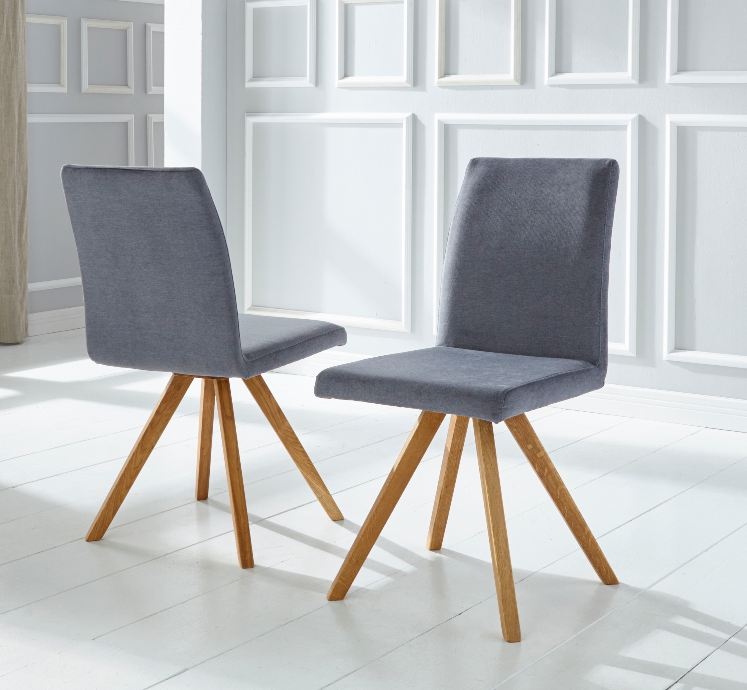 Home affaire Schalenstuhl "Rio" (Set) 2 Stk. Struktur fein Bezug in Kunstle günstig online kaufen