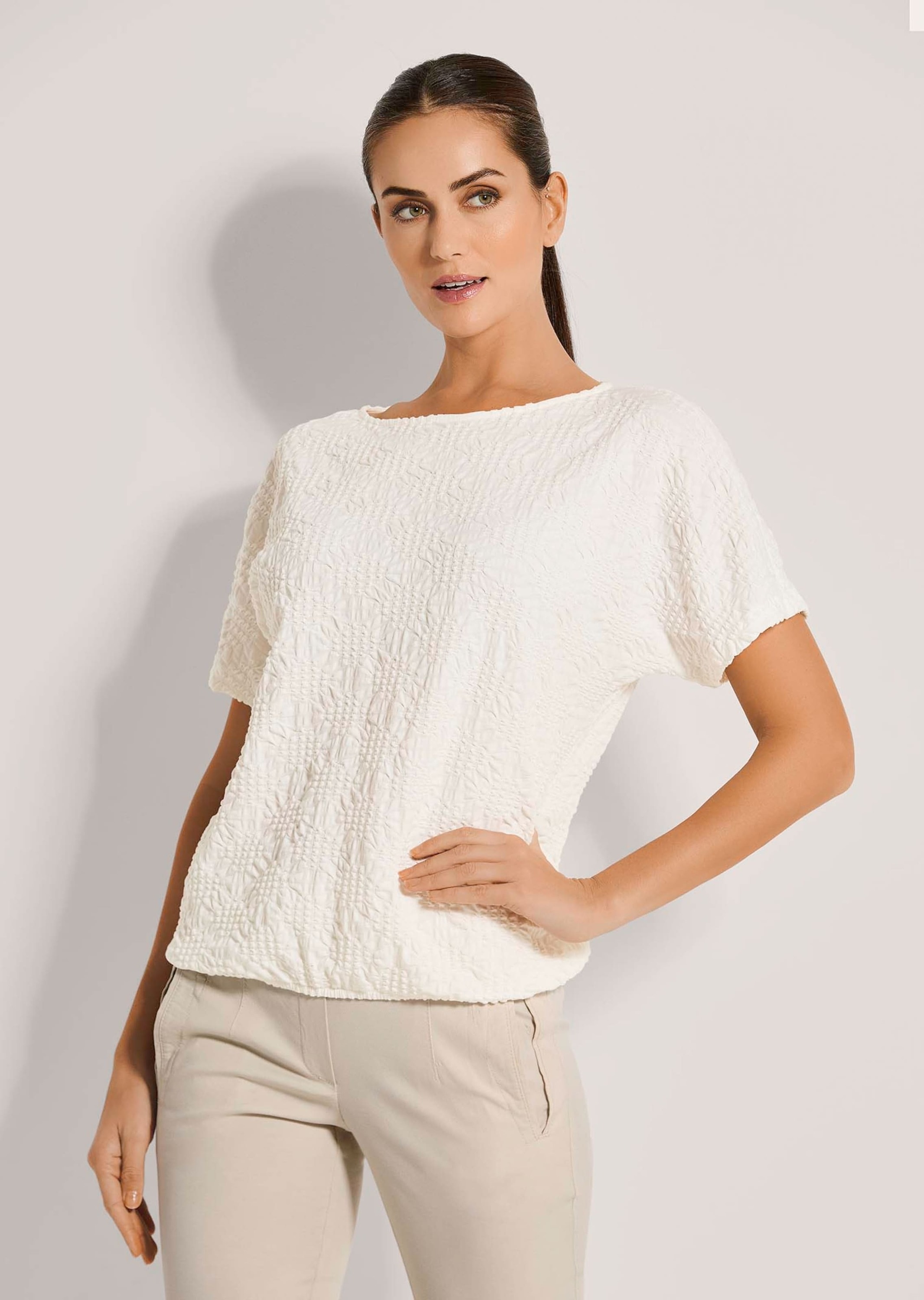 MADELEINE Langarmshirt "Sweatshirt Sweatshirt mit Gummibund" günstig online kaufen