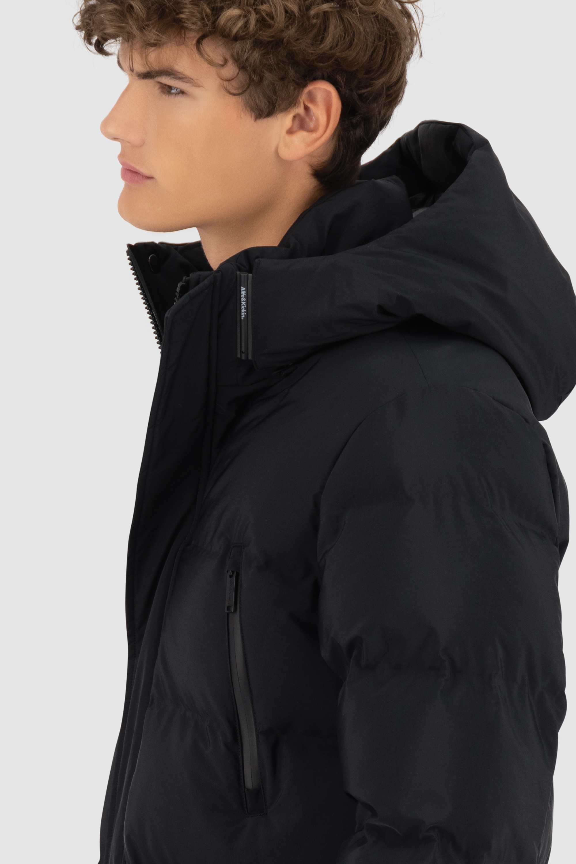 Alife & Kickin Winterjacke »Herren SaulAK A«, mit Kapuze, gefütterte Jacke mit abnehmbarer Kapuze und 6 Fronttaschen
