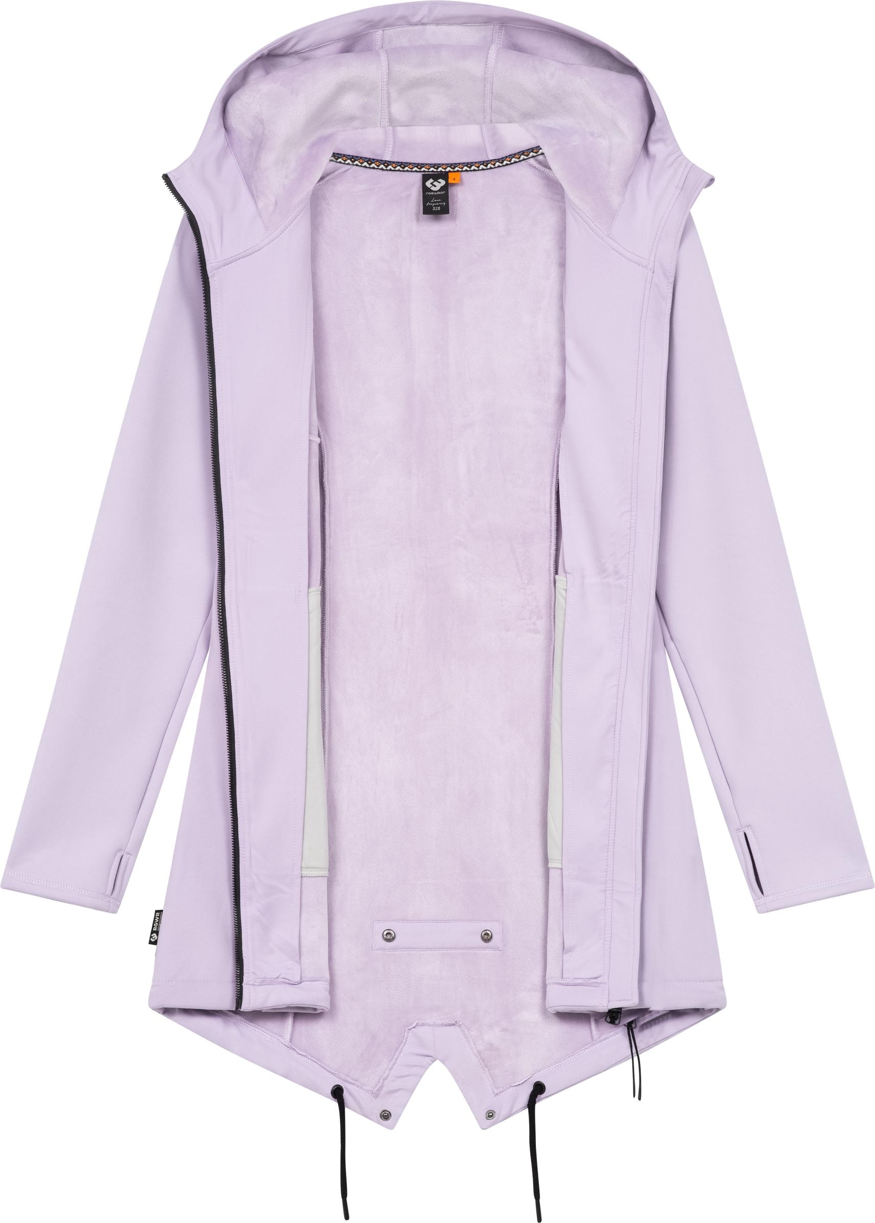 Ragwear Sweatjacke »Wingi«, Sportliche Damen Kapuzenjacke mit kuschelig weichem Innenleben