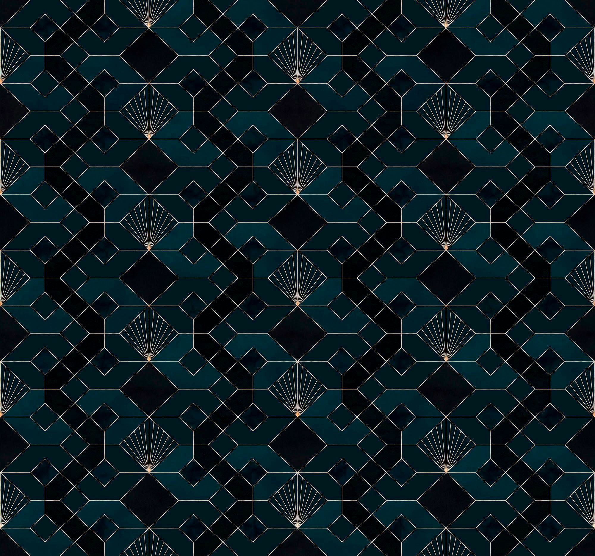 Komar Vliestapete "Digitaldruck Vlies - Coquilles Mer - Größe 300 X 280 Cm" Bedruckt Glatt Wohnzimmer, Schlafzimmer