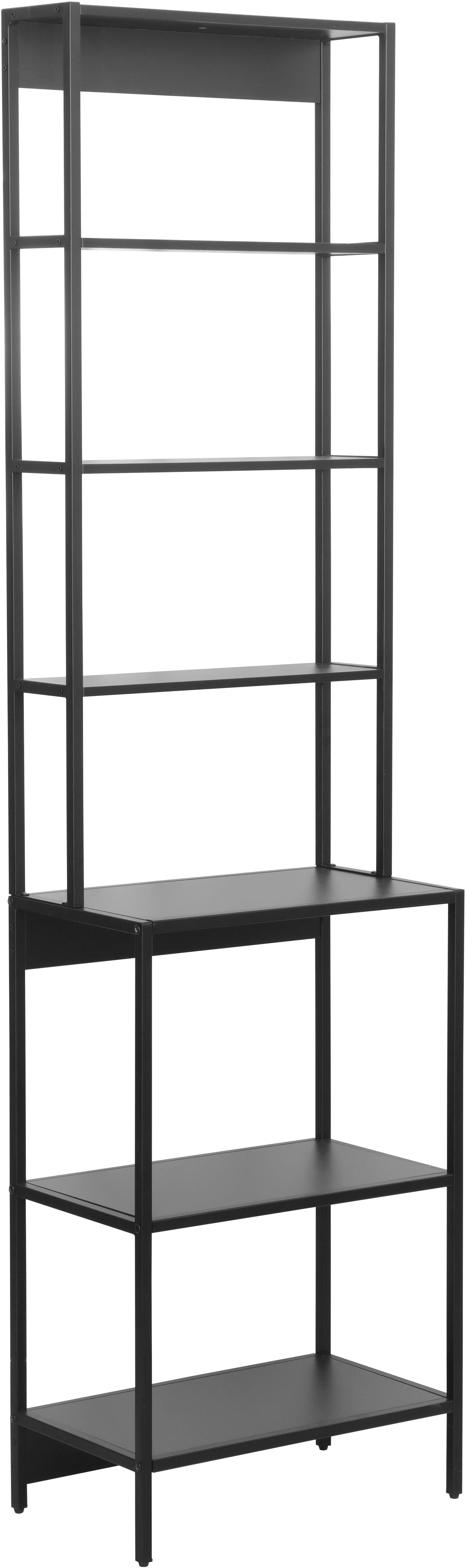 welltime Badregal "Lodi" 1 Stk. tlg. Hochregal mit Metallrahmen, 6 Böden - (B/T/H) 51/30/190 cm