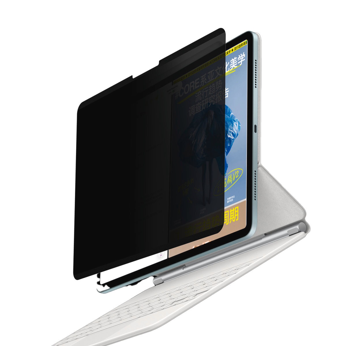 Displayschutzfolie »Magnetischer Privacy Filter«, für Apple iPad Air 13 (M2, 2024),...