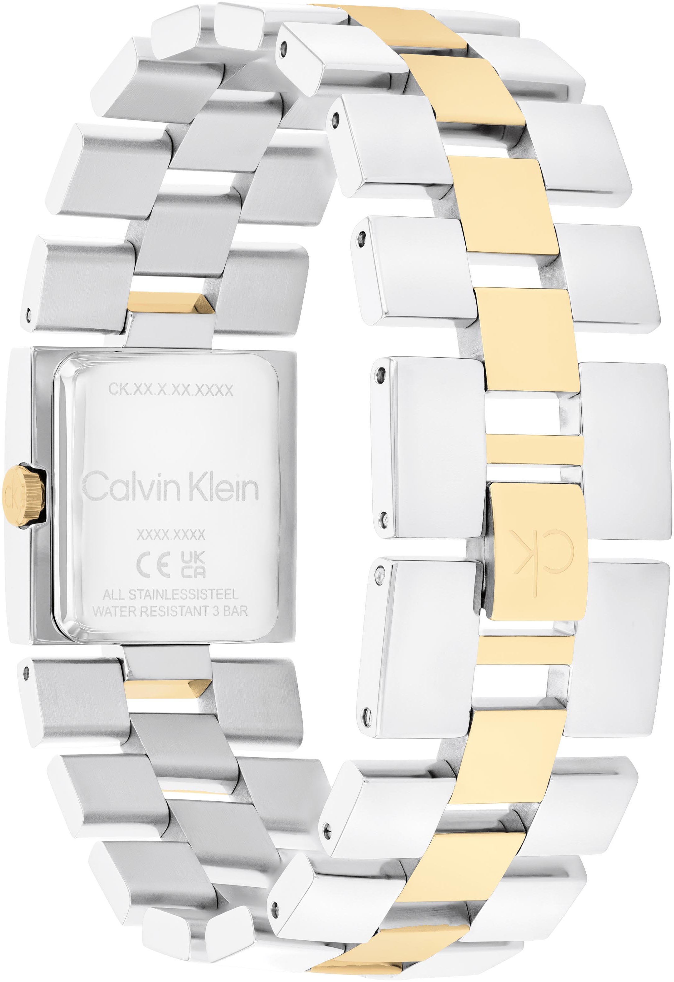 Calvin Klein Quarzuhr »CK MERIDIAN«, Armbanduhr, Damenuhr, Edelstahlarmband, analog