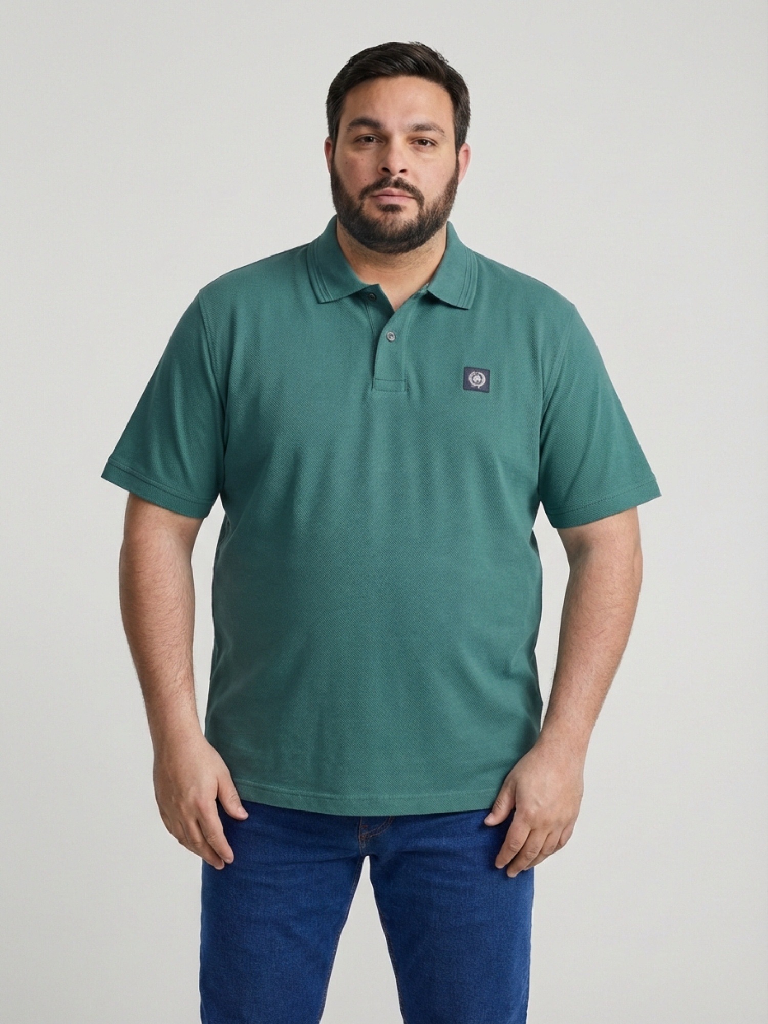 LERROS Poloshirt "Poloshirt mit Waffelstruktur, grosse Größen" günstig online kaufen