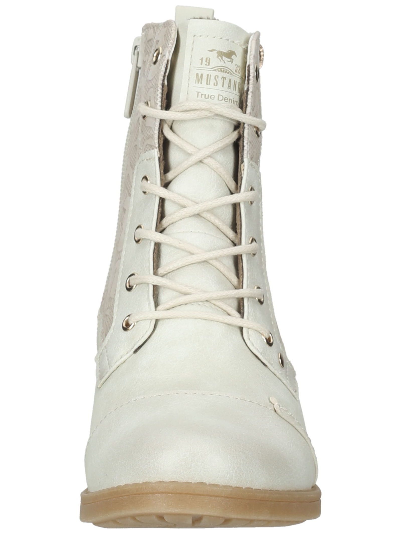 Mustang Shoes Schnürstiefelette »Mustang Shoes Stiefelette Lederimitat«