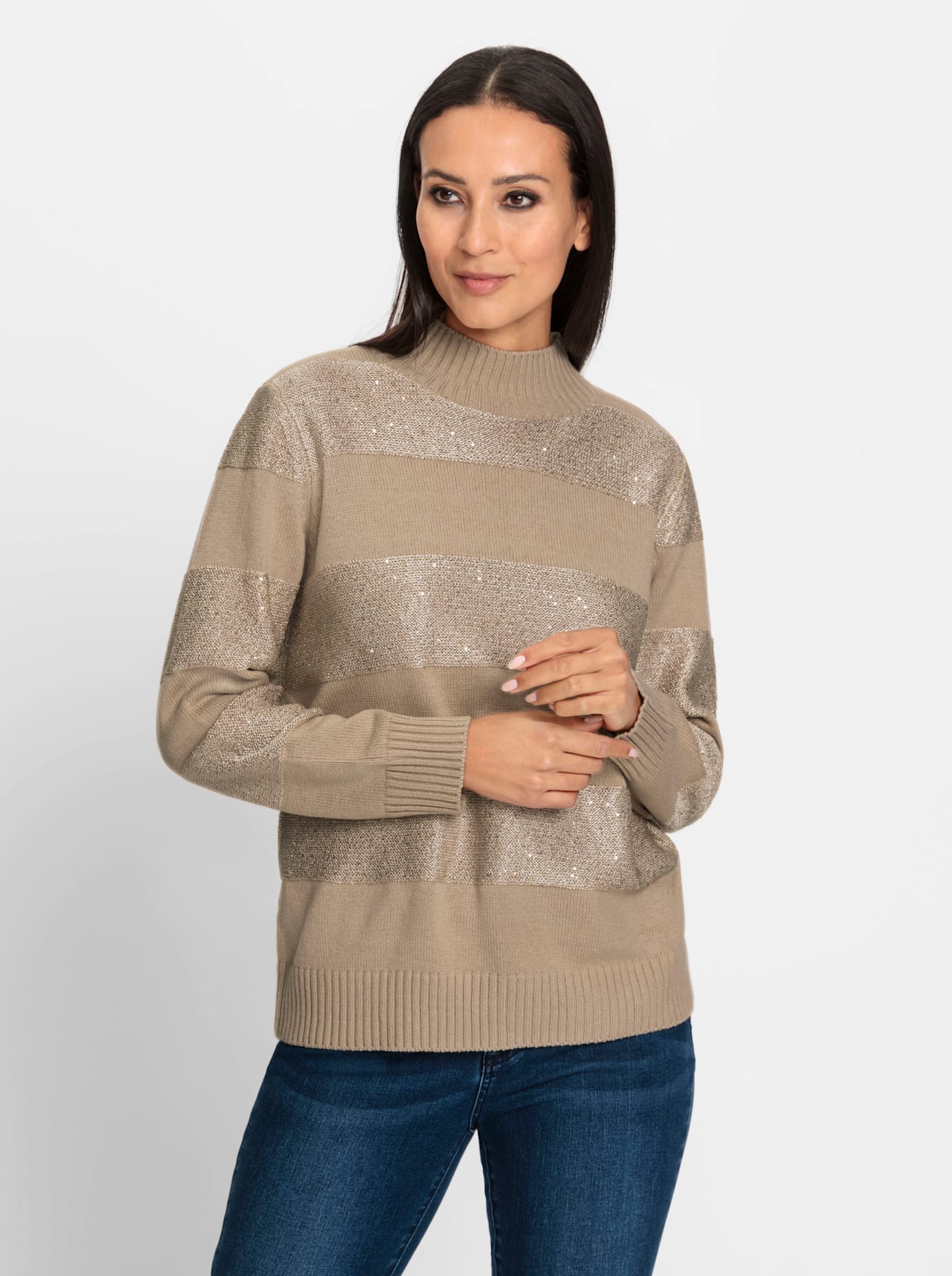 heine Stehkragenpullover "Pullover" günstig online kaufen