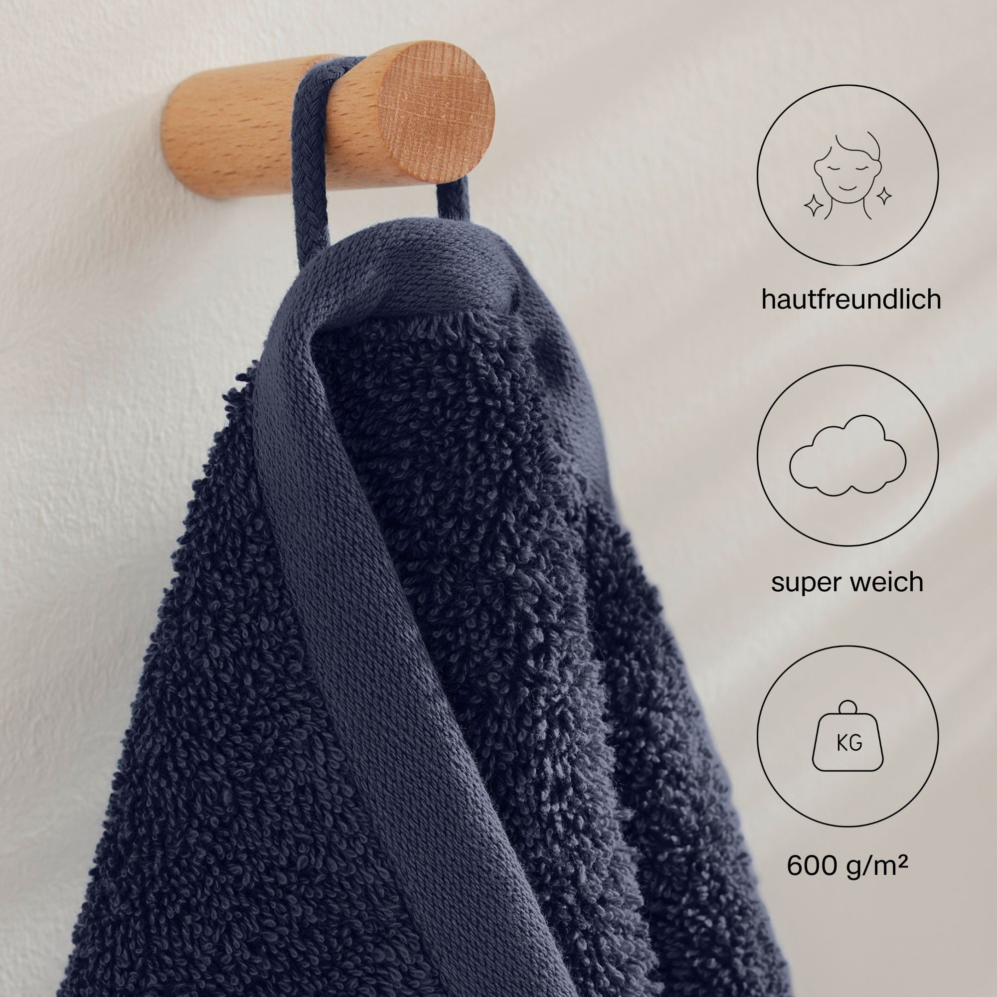 s.Oliver Handtuch »s.Oliver, Premium Qualität, 600 gr/m², auch als Sets erhältlich«, (1 St., Handtuch 50 x 100 cm), große Farbauswahl, auch als Duschtuch, Waschhandschuh, Gästetuch