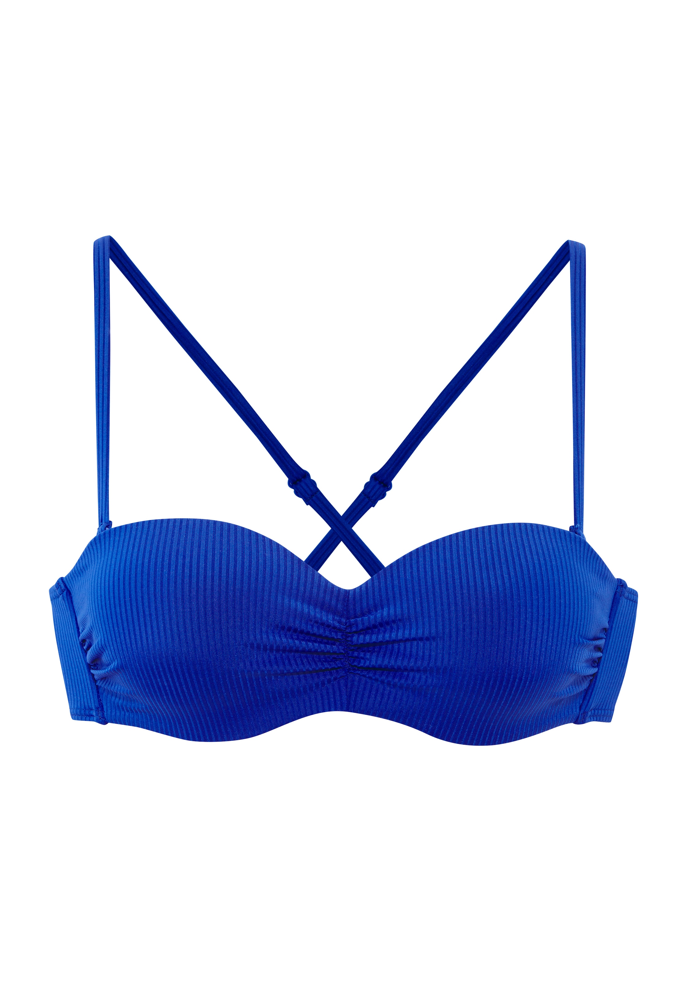Venice Beach Bandeau-Bikini-Top »Lucky« aus gerippter Strukturware