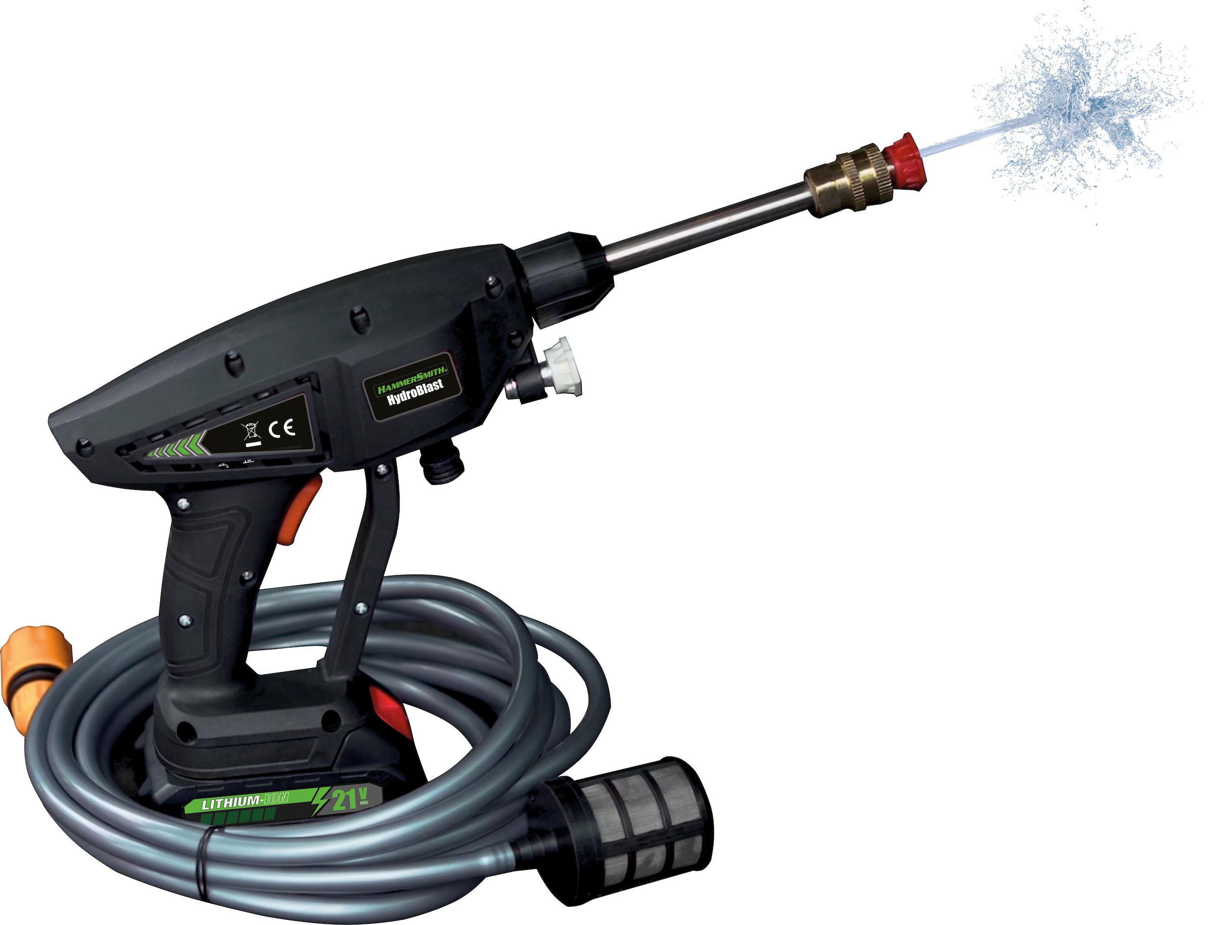 MediaShop Akku-Druckreiniger "Hammersmith HydroBlast" 11 Stk. tlg. Funktion günstig online kaufen