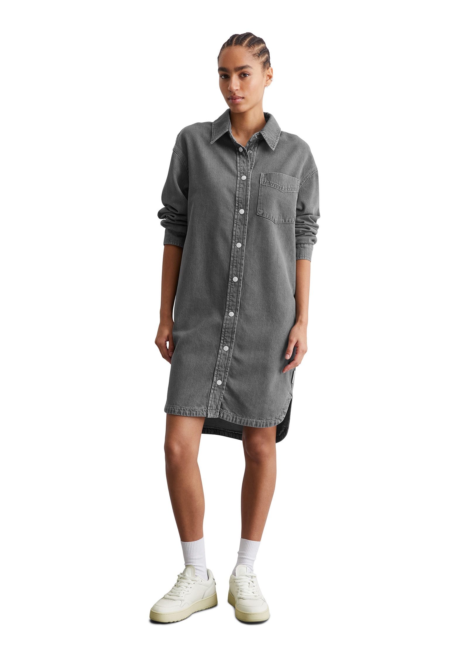 Marc O'Polo DENIM Hemdblusenkleid »aus Rigid Denim«