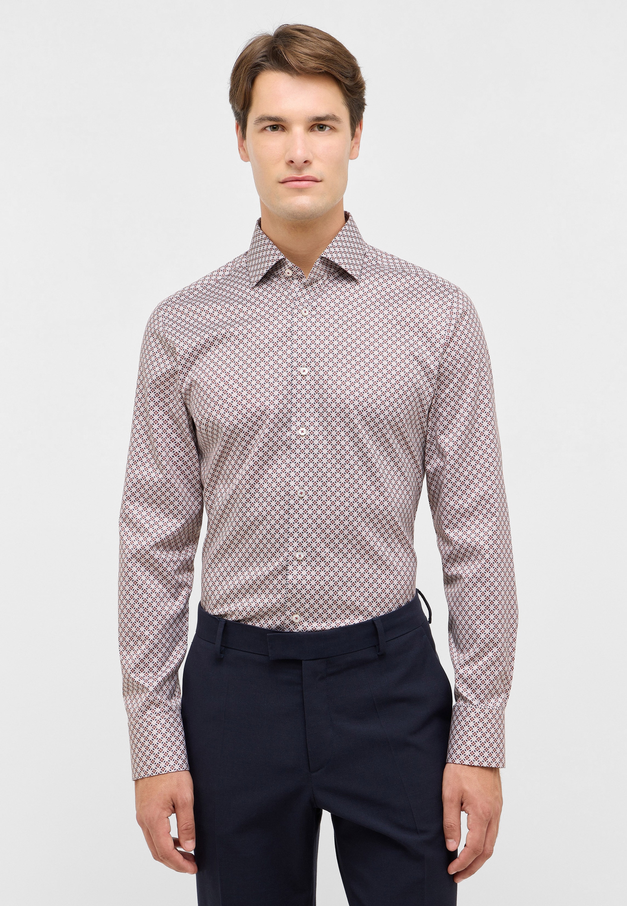 Eterna Langarmhemd "SLIM FIT" NON IRON (bügelfrei) günstig online kaufen