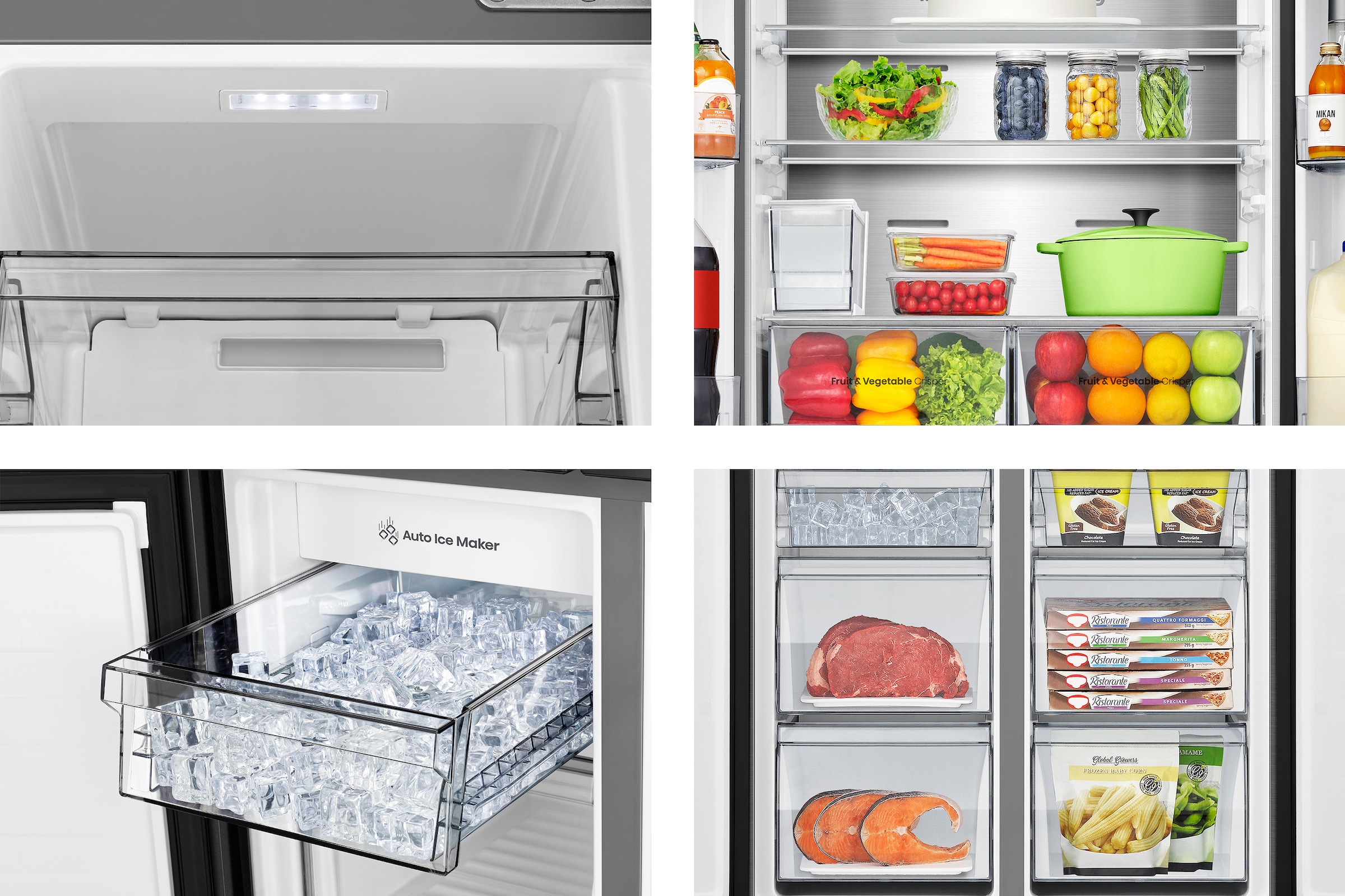 Hisense Multi Door »RQ5P470SYFD«, Wasser-/Eisspender