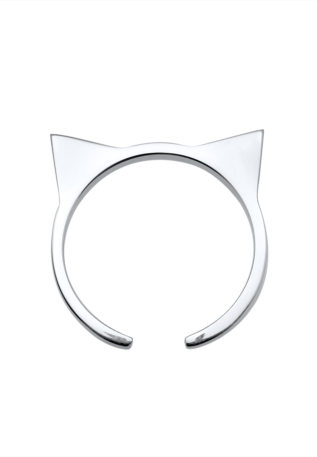 Elli Fingerring »Katzenohren Cat Katze 925 Sterling Silber«