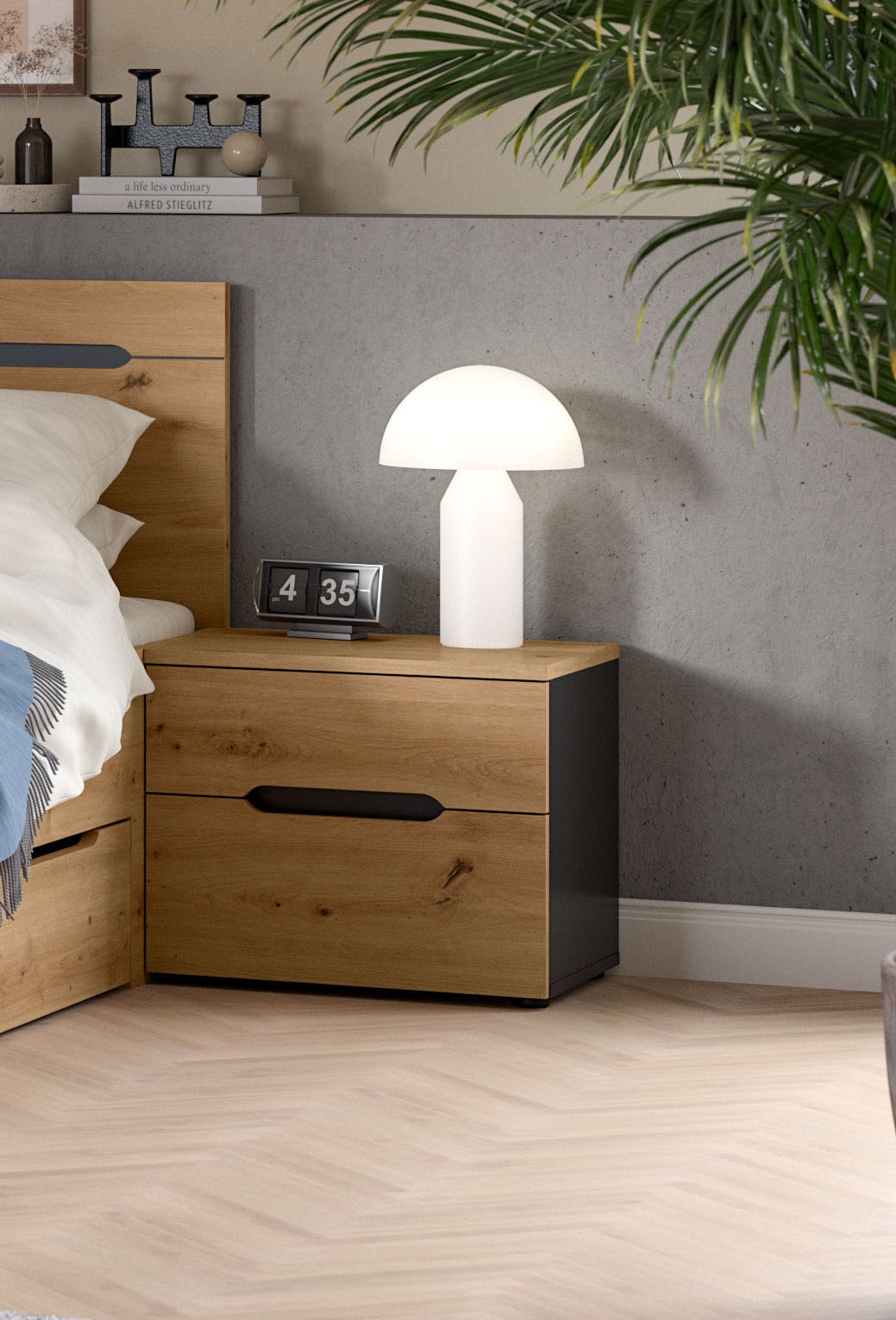 Home affaire Nachtkommode "REHAT, 2er Set, je 50x37x42 cm, inkl. 2 Schubkäs günstig online kaufen