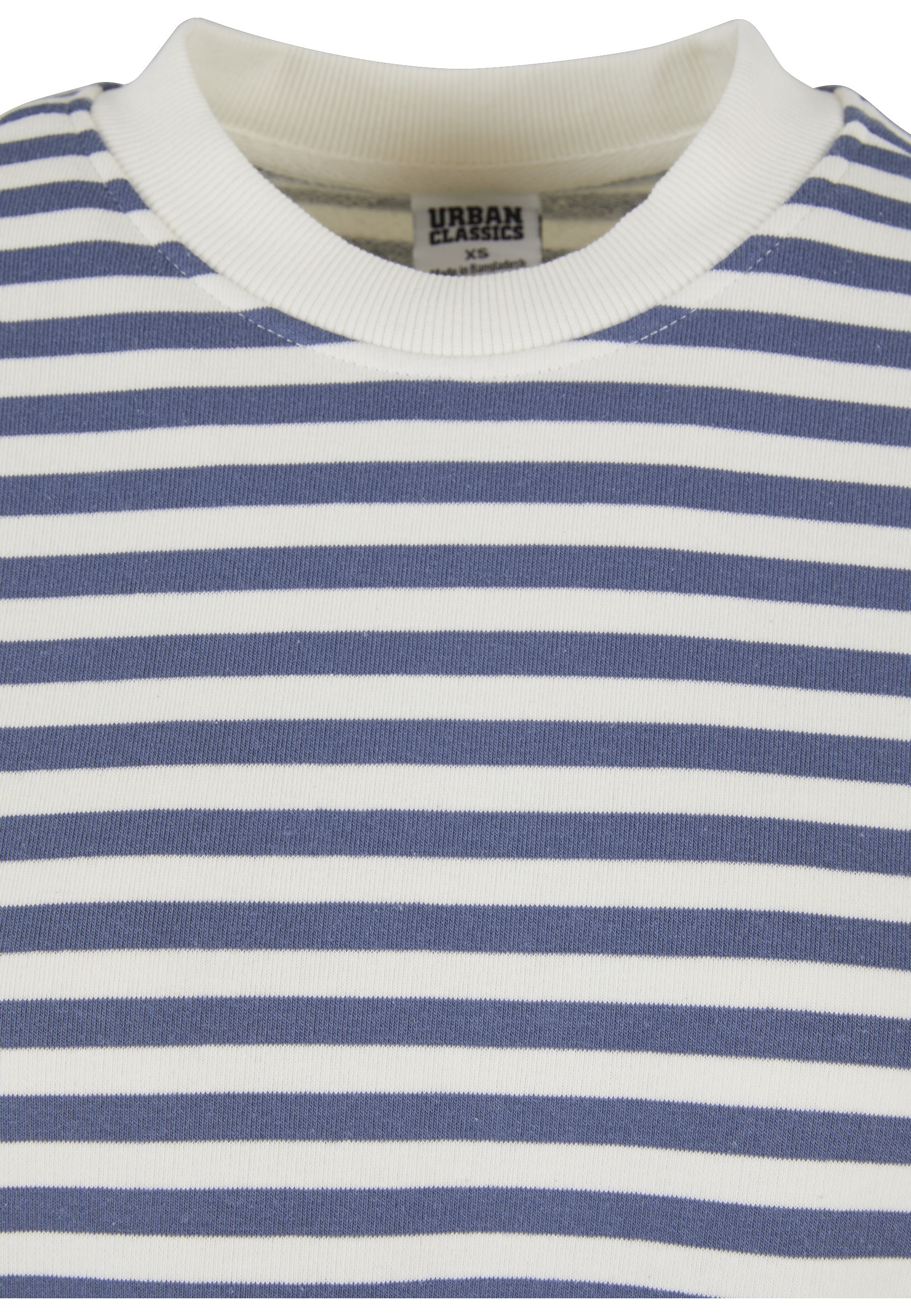 URBAN CLASSICS Sweater »Urban Classics Damen Ladies Oversized Striped Crewneck«
