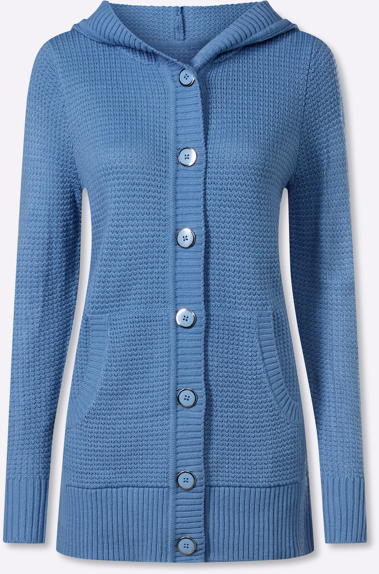Classic Basics Kapuzenstrickjacke