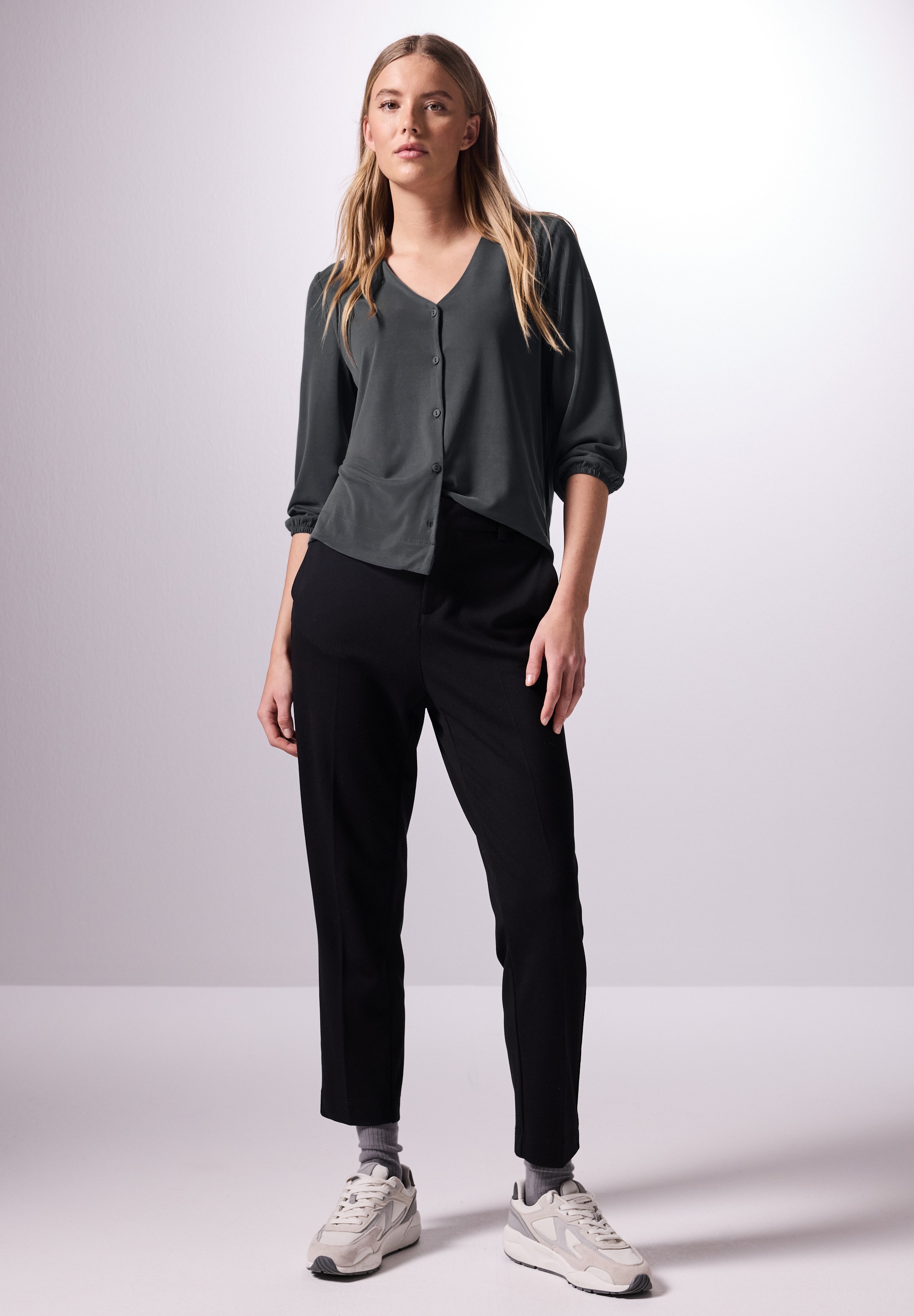 STREET ONE STUDIO 3/4-Arm-Shirt, mit 3/4 Ärmeln