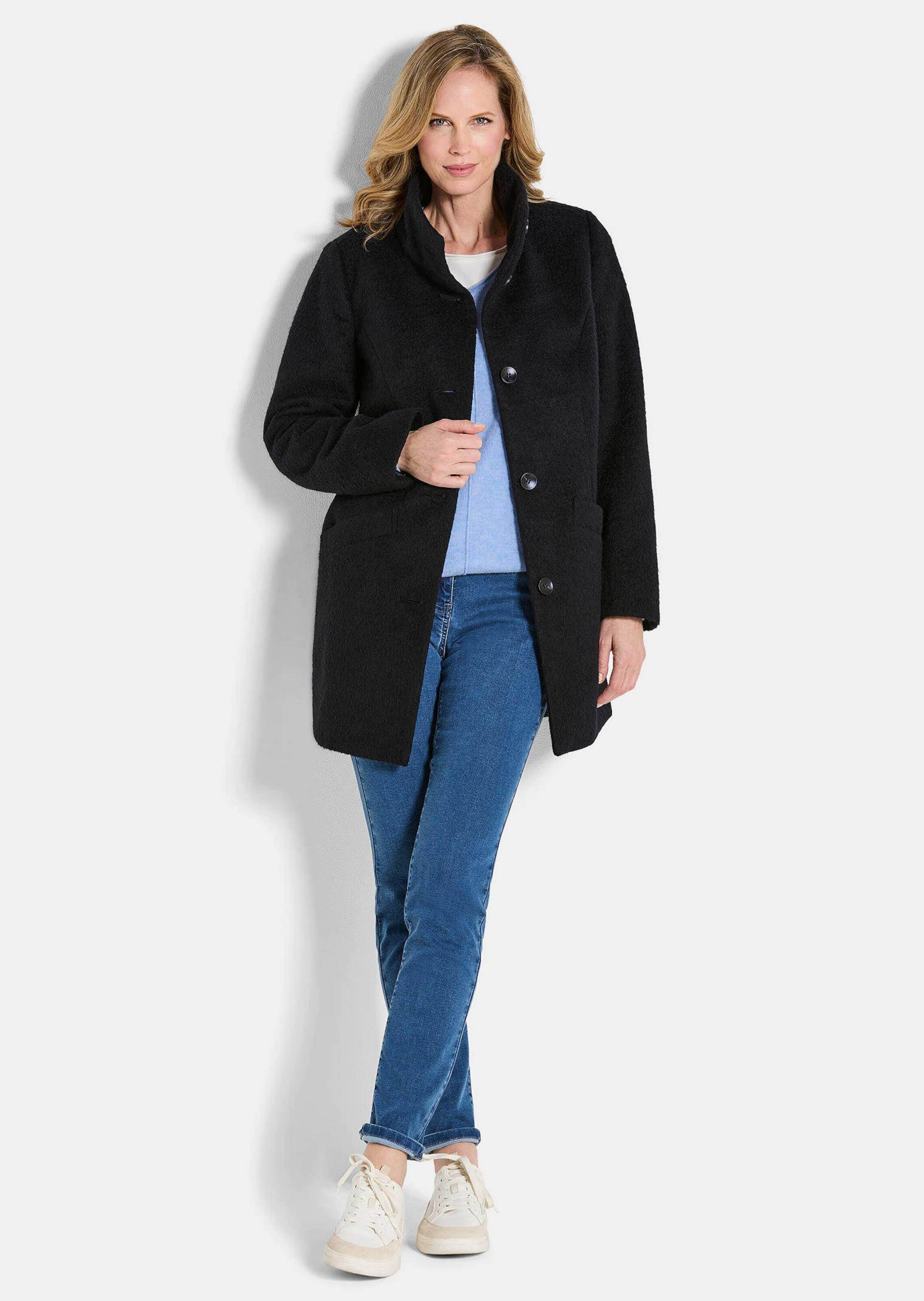 Thumbnail - GOLDNER Langmantel "Kurzgröße Stepp-Winterjacke mit Kapuze" Mit hochwertigem Twillfutter