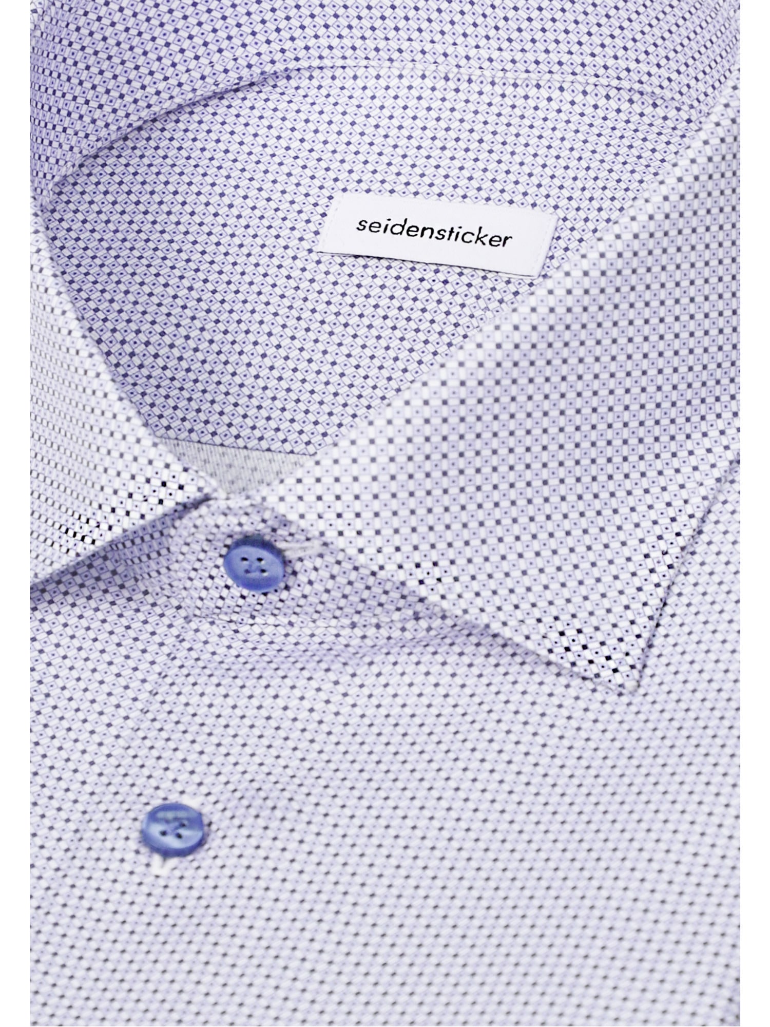 seidensticker Businesshemd »Schwarze Rose« X-Slim 1/1 Kentkragen Druck