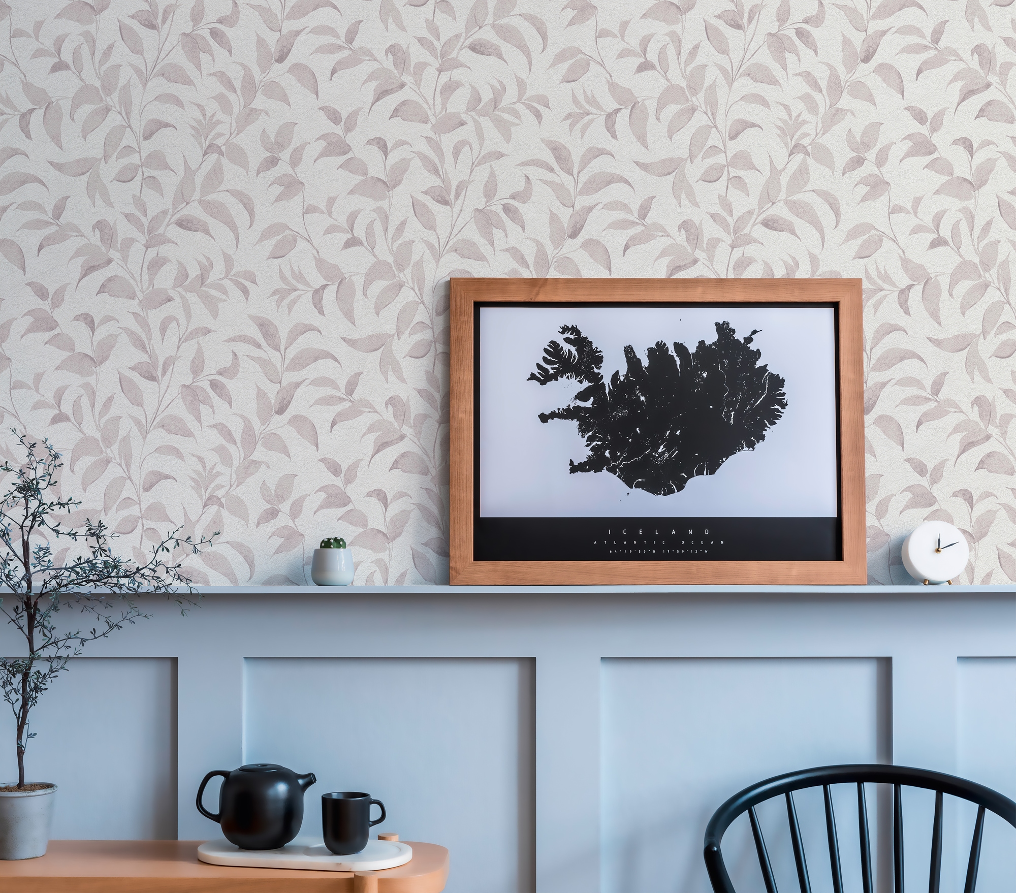 A.S. Création Vliestapete »Florale Blättertapete« schimmernd geprägt Tapete Floral Strukturiert Metallisch