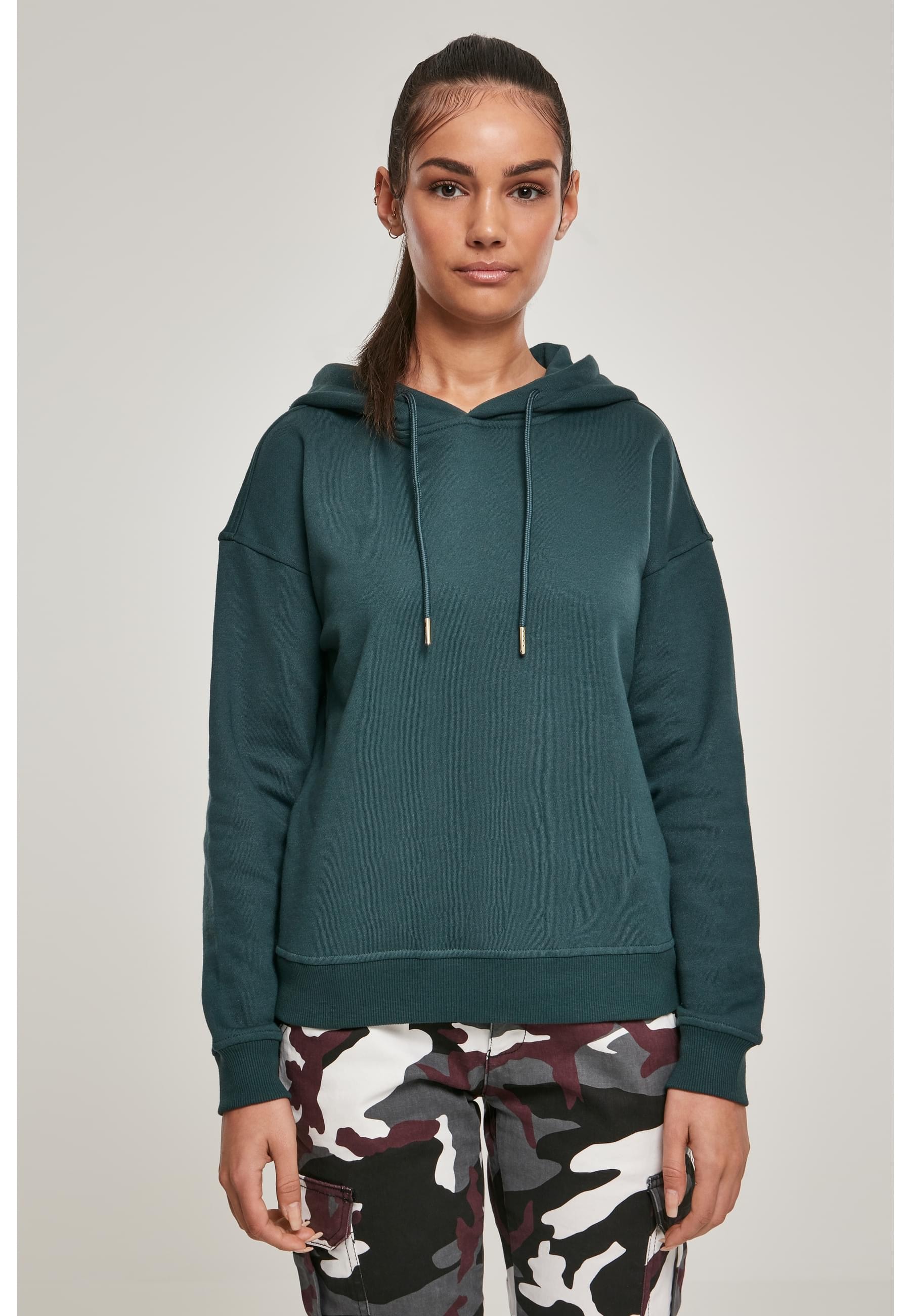 URBAN CLASSICS Kapuzenpullover »Urban Classics Damen Ladies Hoody«, (1 tlg.)