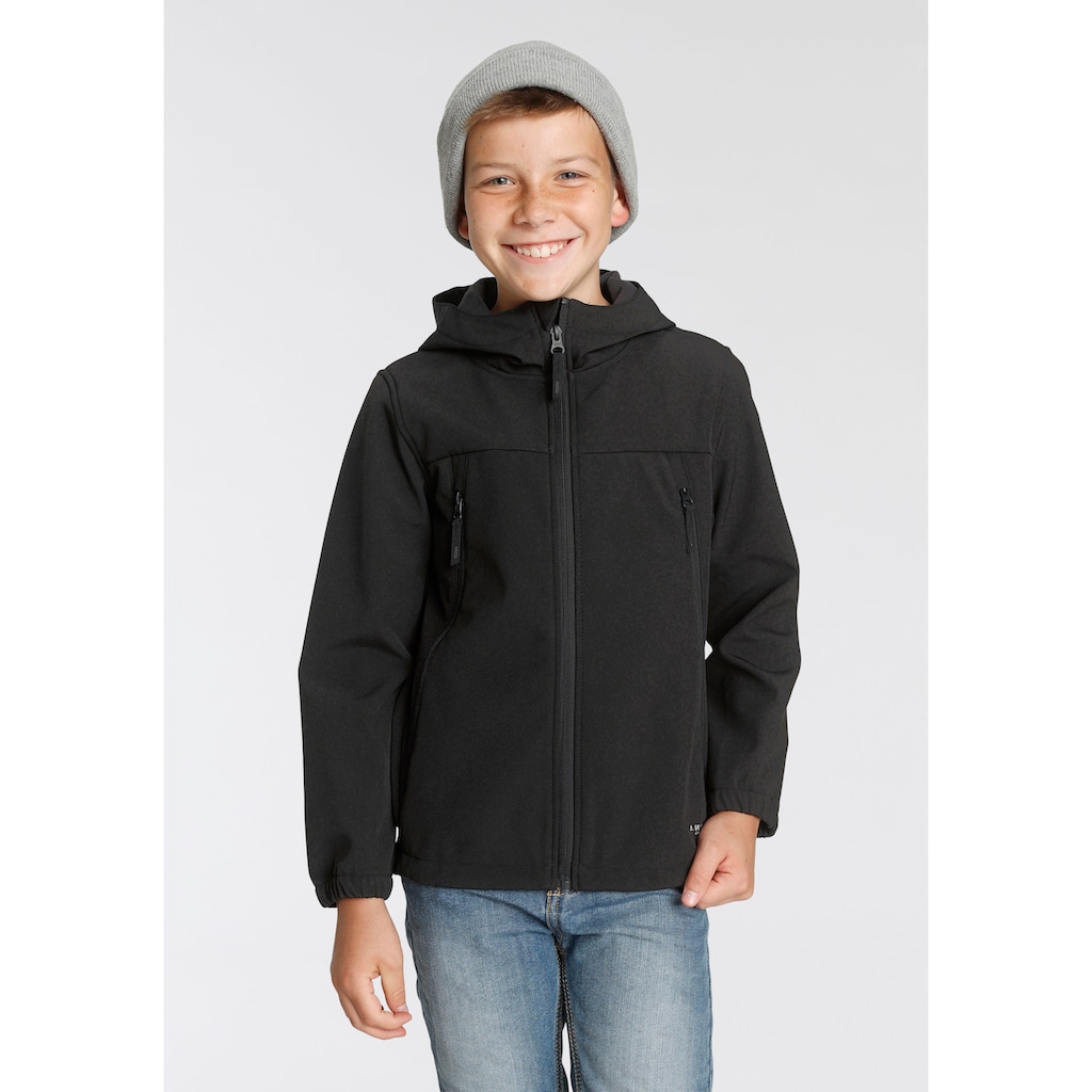 Icepeak Softshelljacke »KONAN - für Kinder«, mit Kapuze