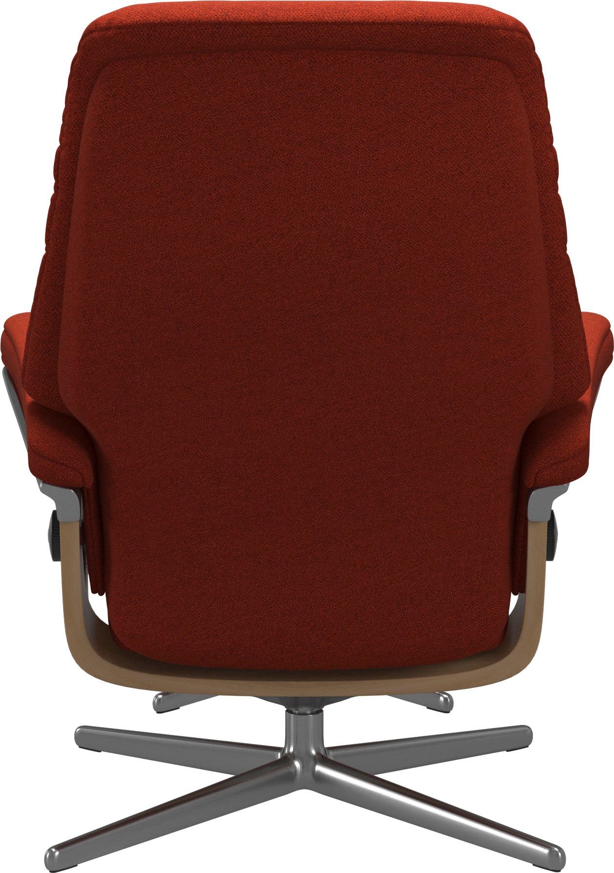 Stressless® Relaxsessel »Sunrise«, (Set, Relaxsessel mit Hocker), mit Hocker, mit Cross Base, Größe S, M & L, Holzakzent Eiche