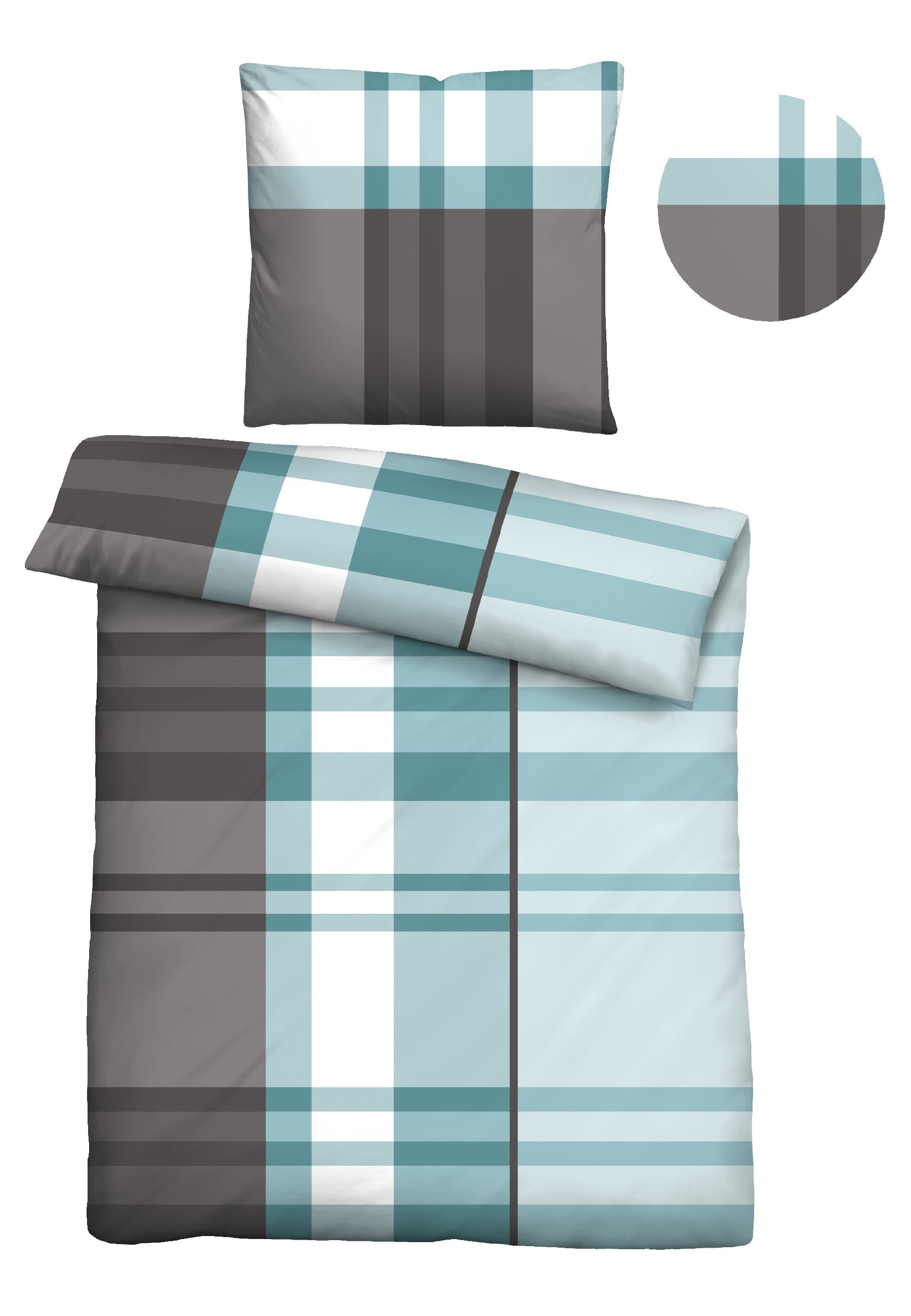 Castell - Markenbettwäsche Bettwäsche "0350355" 2 Stk. tlg. Poly-Cotton, wo günstig online kaufen