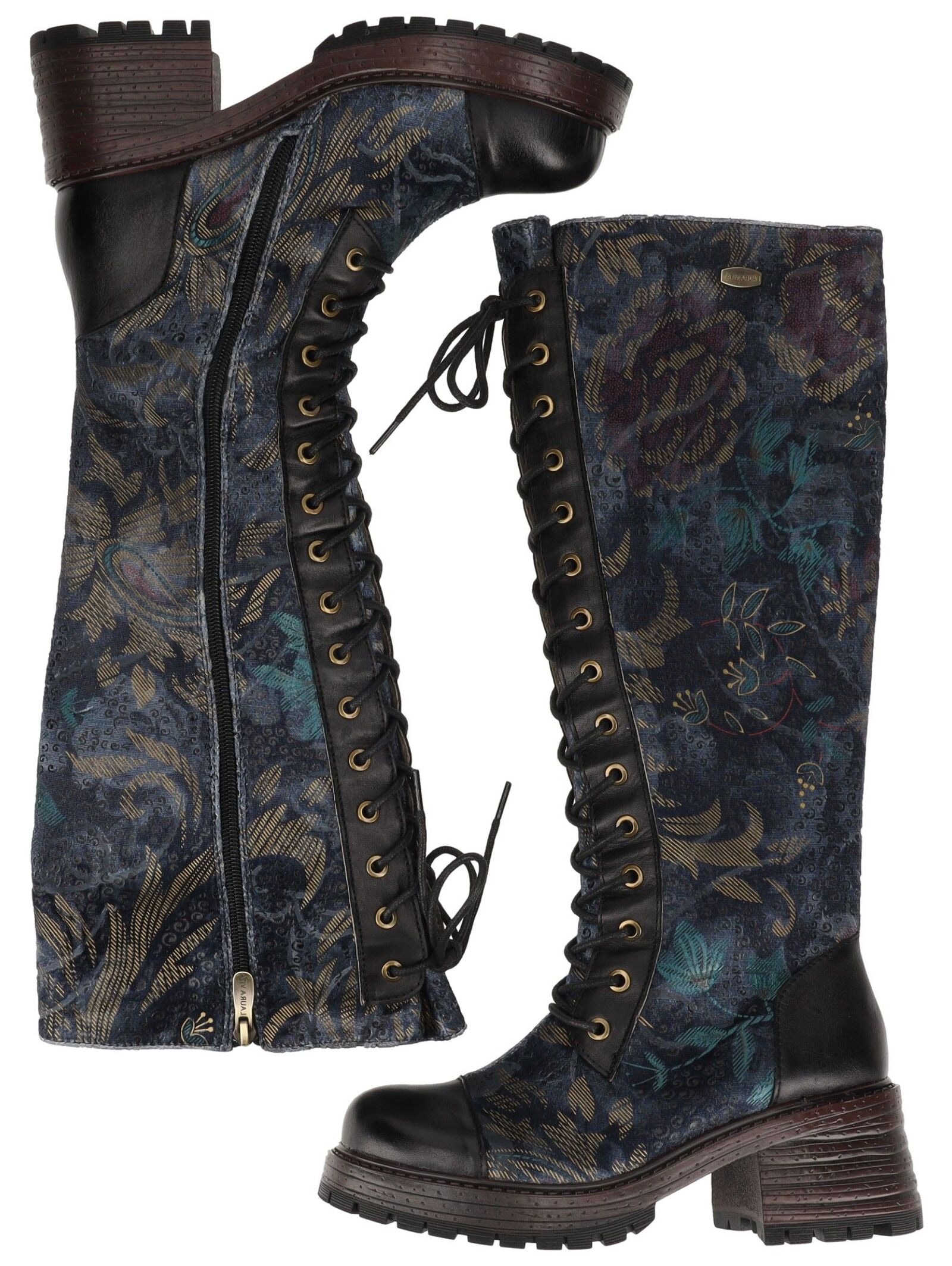 LAURA VITA Schnürstiefel »LAURA VITA Stiefel Leder/Textil«