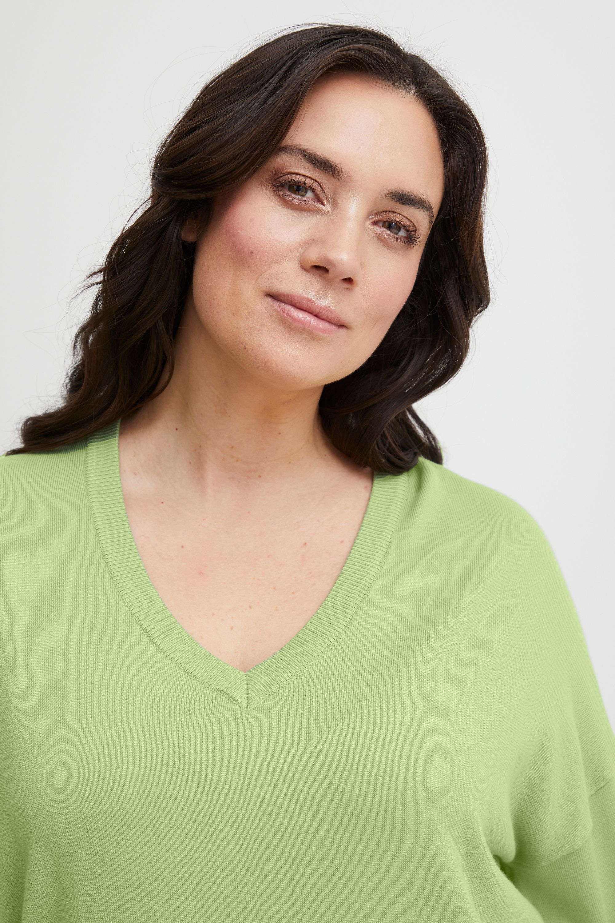fransa Strickfleece-Pullover »Strickpullover FPBlume«