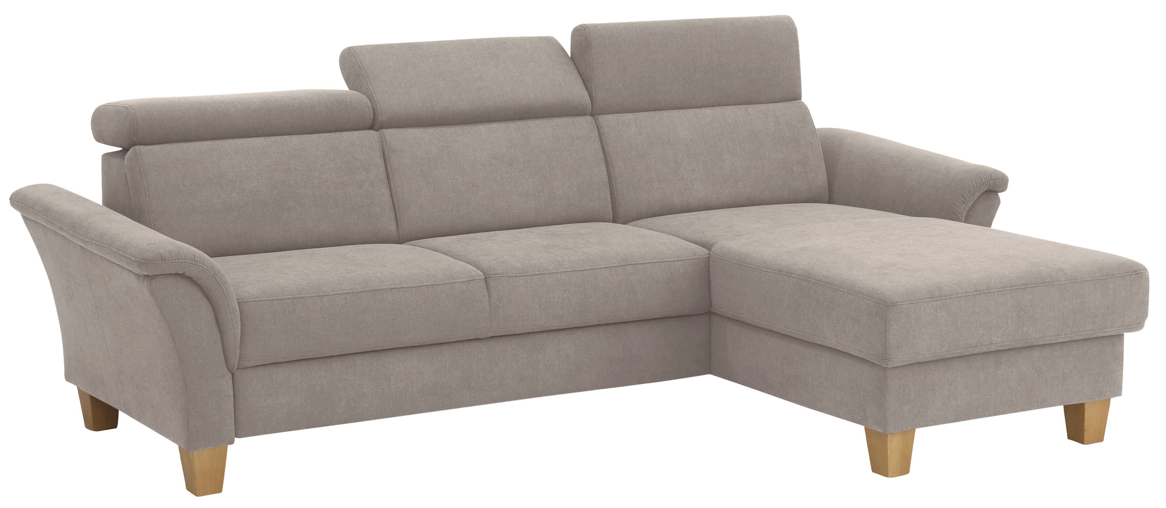 Home affaire Ecksofa »Conville L-Form«, Federkern, wahlweise mit Bettfunktion und Bettkasten bzw. Stauraum