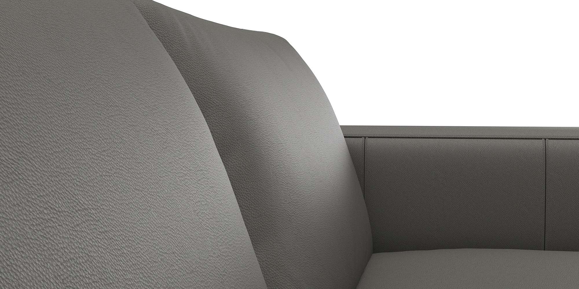 FLEXLUX 3-Sitzer »Fiore, super Sitzkomfort durch Kaltschaum im Sitz«, breite Armlehnen, Füße Alu+schwarz