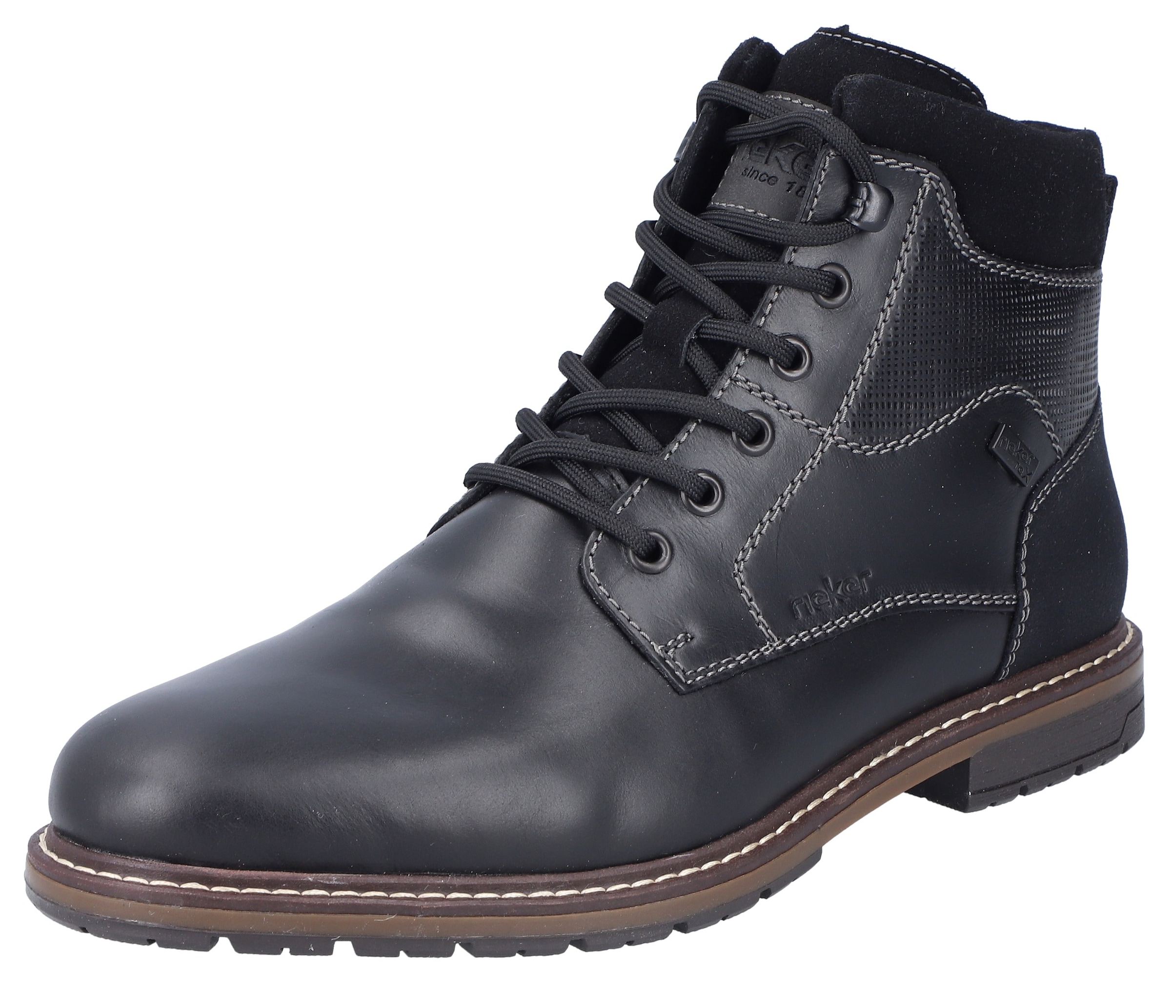 Winterstiefelette, Schnürstiefel, Business Schuh mit wasserabweisender TEX-Membran