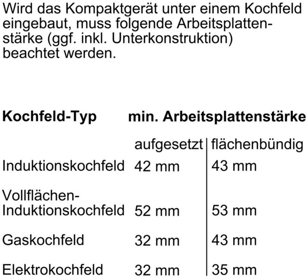 SIEMENS Dampfbackofen »CS636GBS2«, iQ700, CS636GBS2, mit Teleskopauszug nachrüstbar