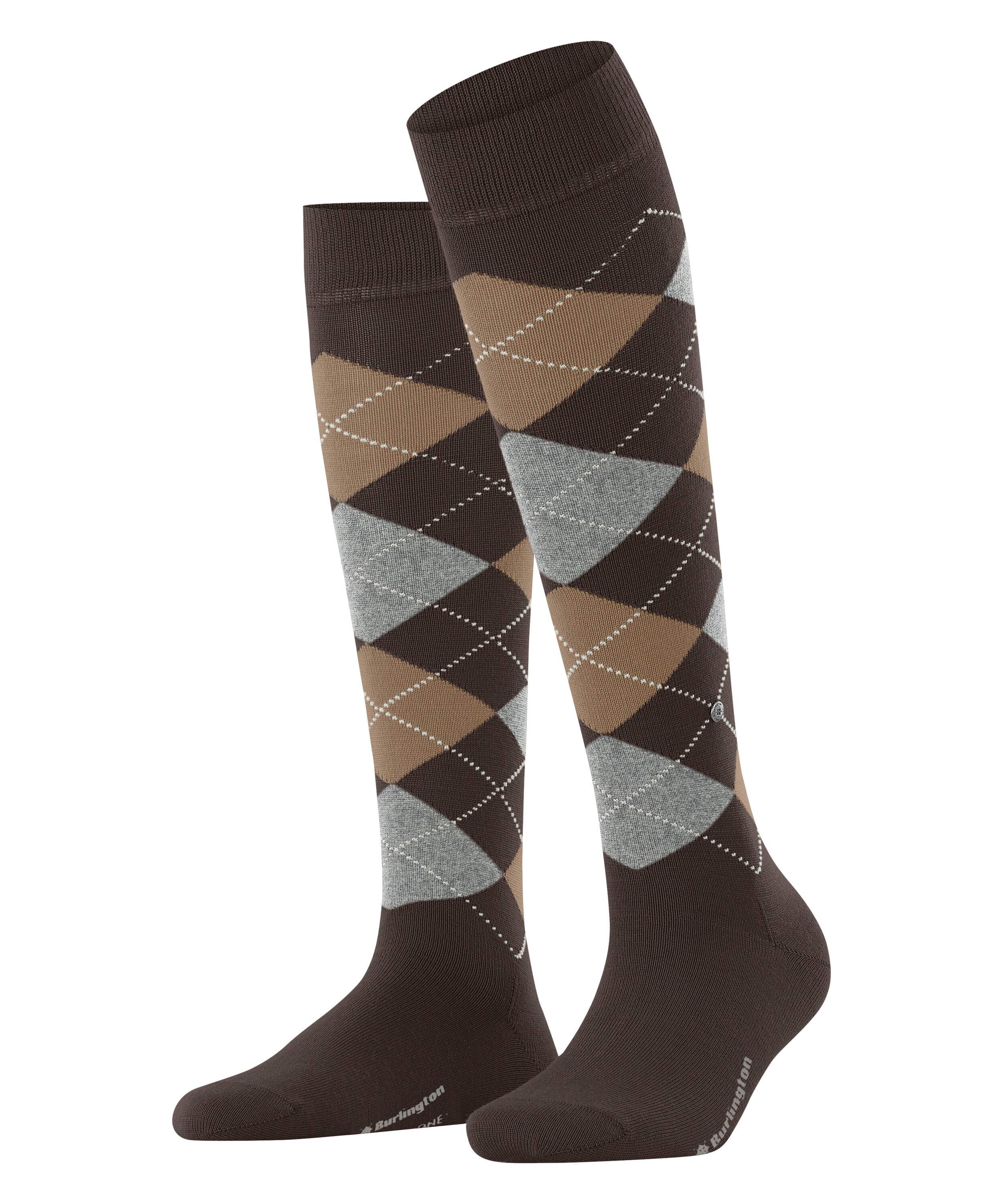 Burlington Kniestrümpfe "Marylebone" Einheitsgröße 36-41, wärmende Wollmischung, Argyle-Muster