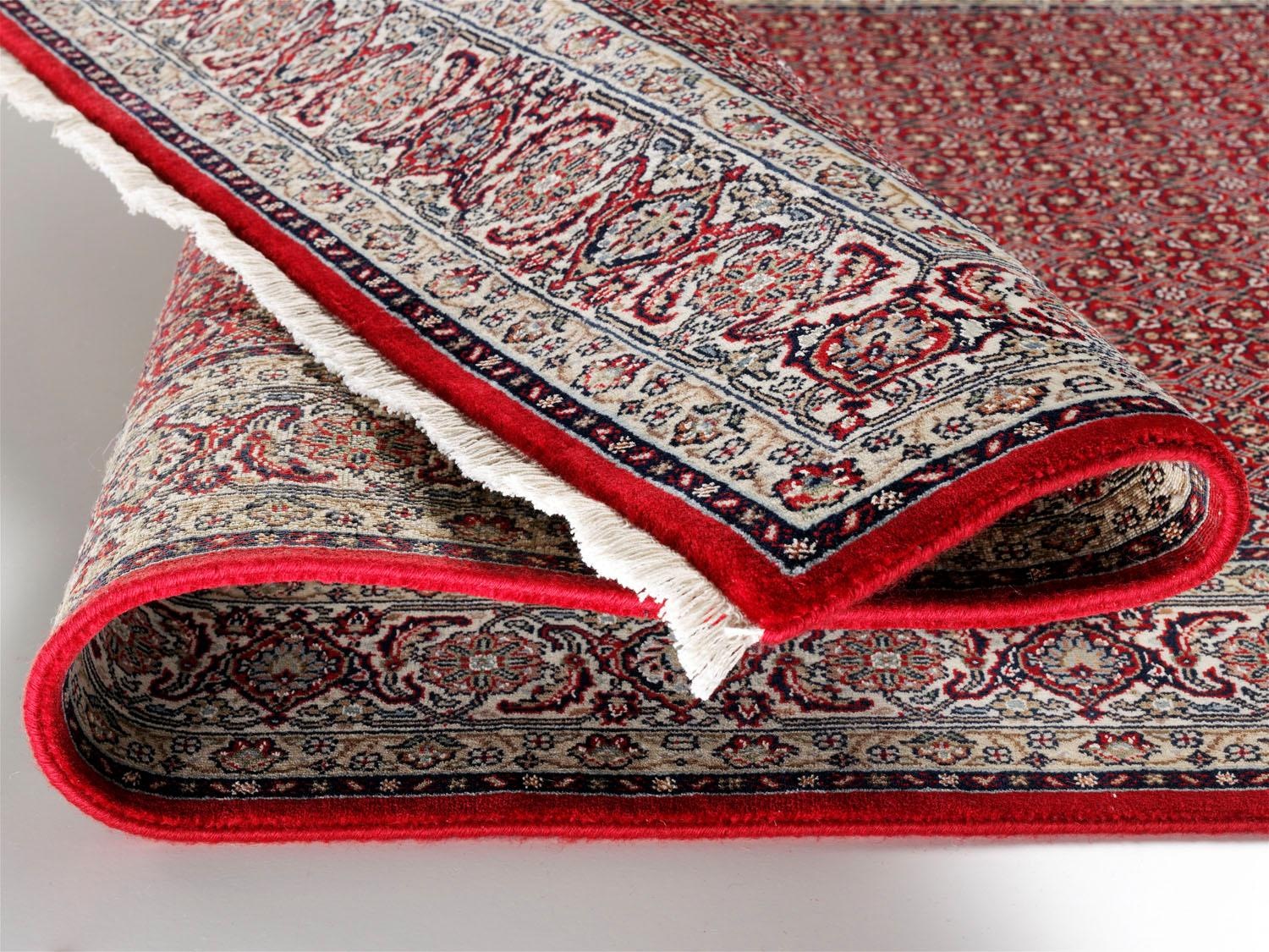 OCI DIE TEPPICHMARKE Orientteppich »Sultan Herati«, rechteckig, 15 mm Höhe, hochwertig handgeknüpft, mit Fransen, Wohnzimmer