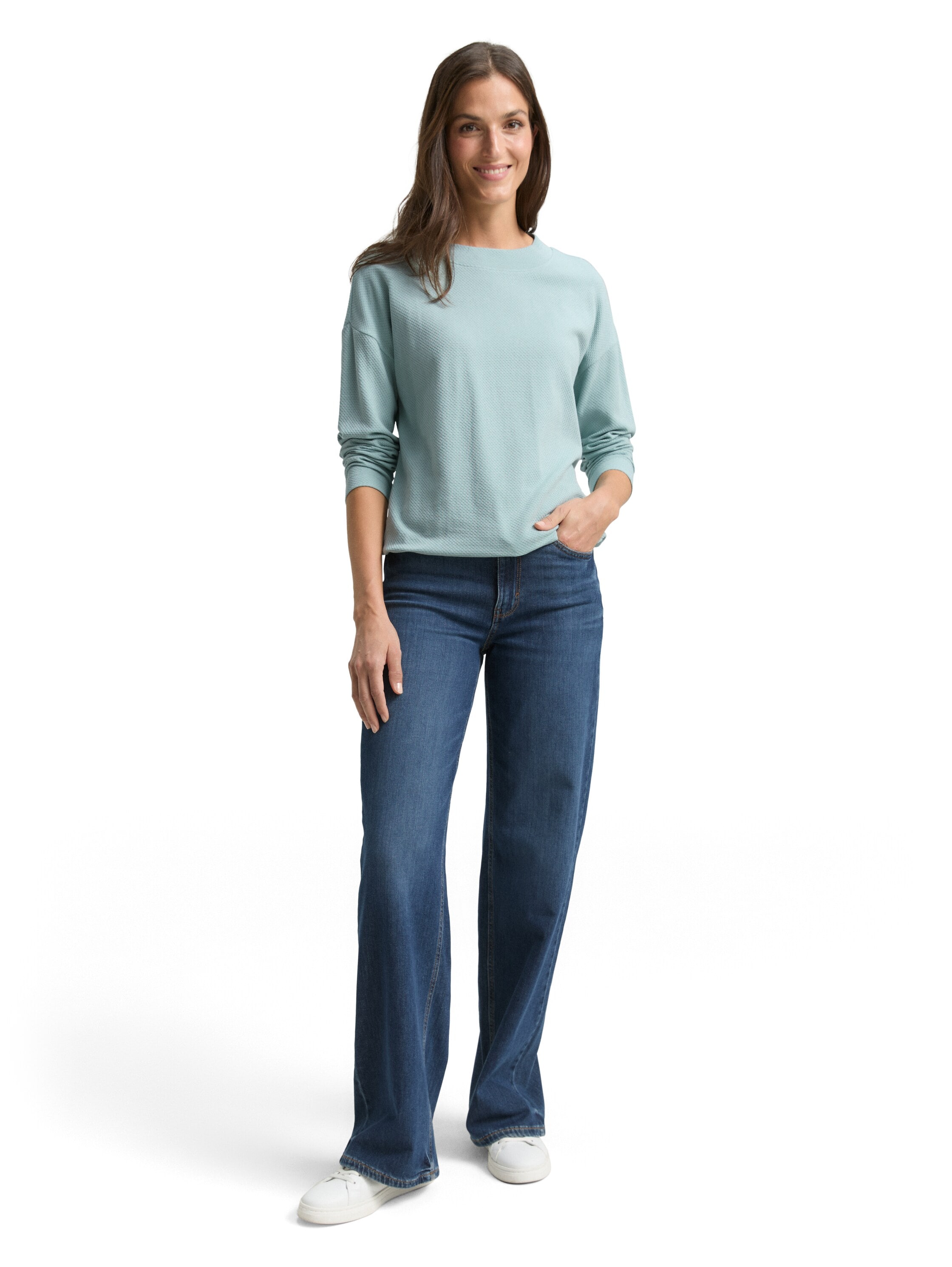 TOM TAILOR Sweatshirt , mit Kordelzug am Saum
