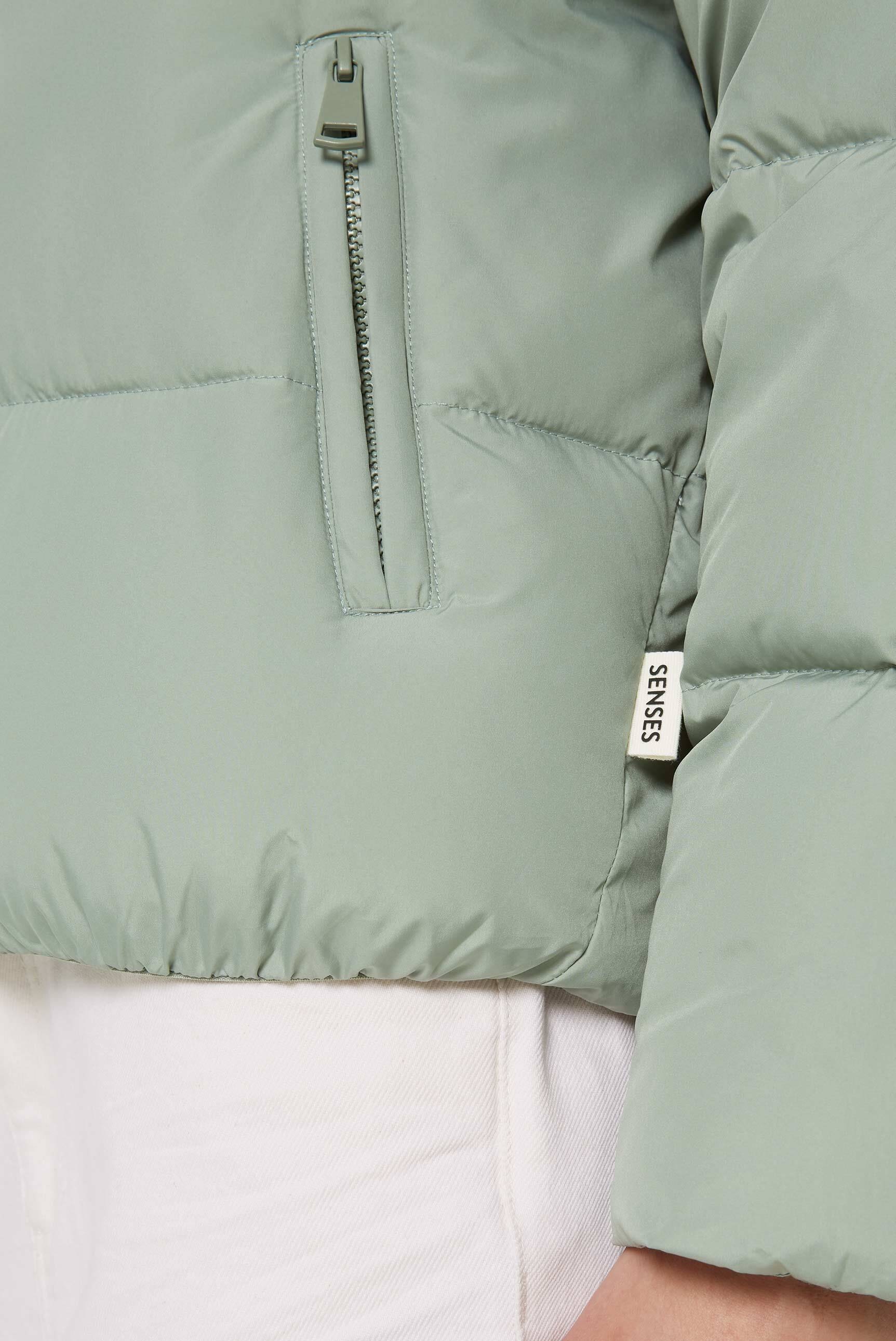 SENSES.THE LABEL Winterjacke mit Kapuze mit elastischen Steppnähten