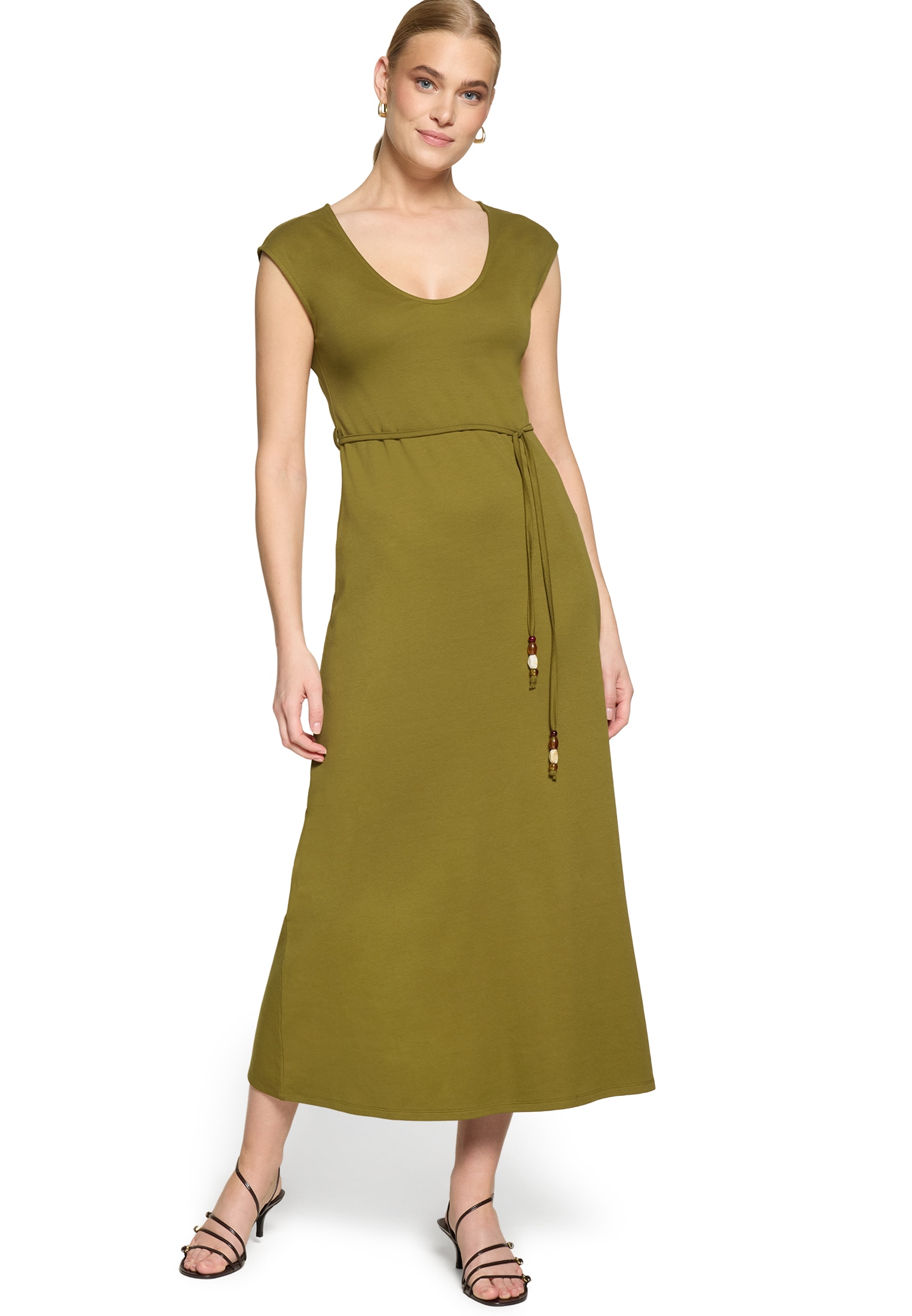 Zero Maxikleid »Damen mit Gürtel« Material