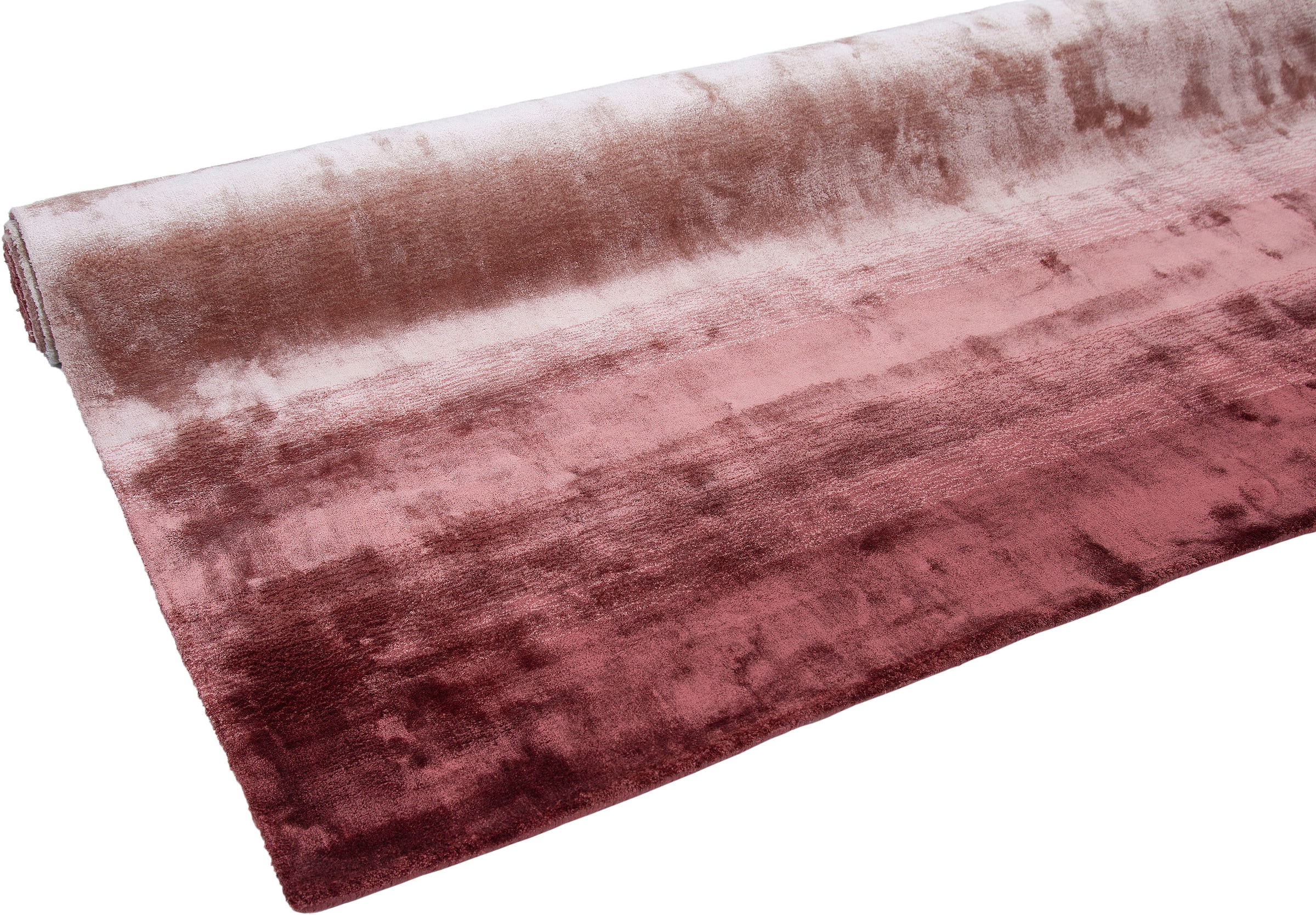 Teppich BAUR mehrfarbig Viskose, »Katalin«, aus | Rechnung Teppiche auf affaire rechteckig, in Kurzflorteppich Home 100% Seiden-Optik,