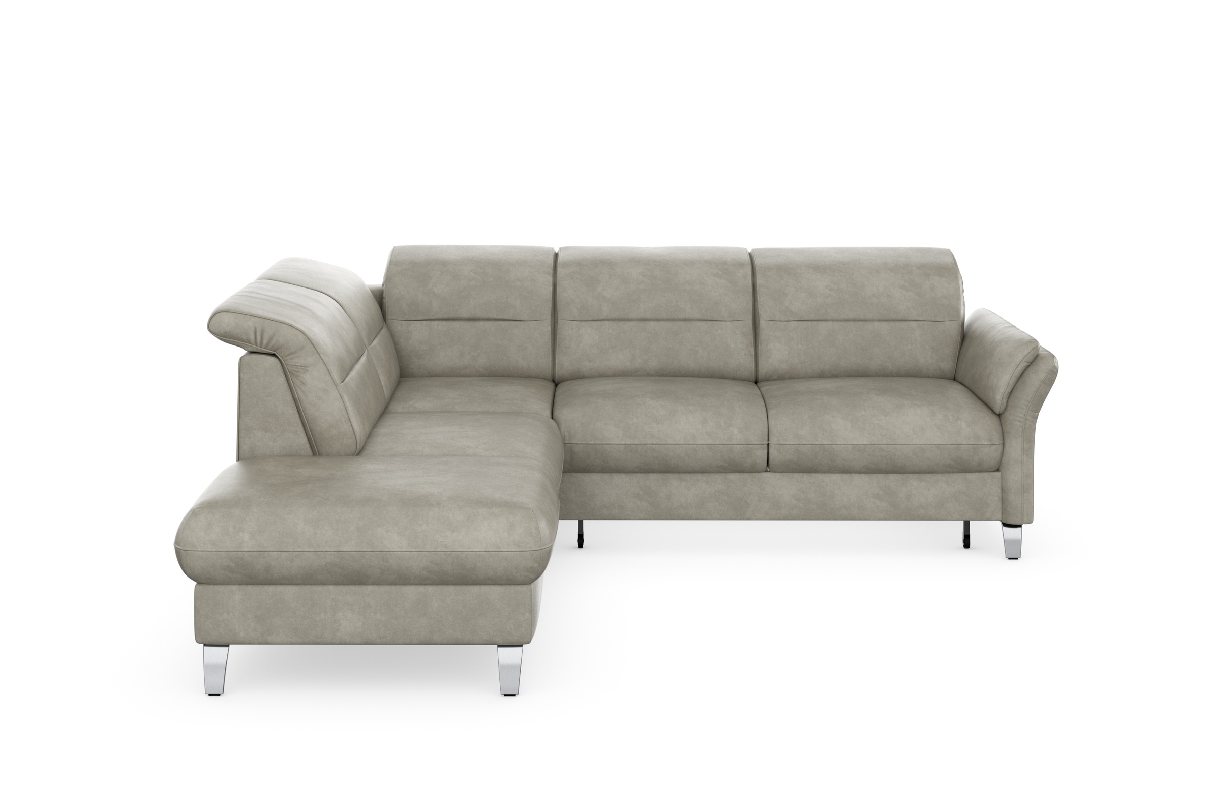 sit&more Ecksofa "Grenoble L-Form mit Federkern" wahlweise mit Bettfunktion günstig online kaufen