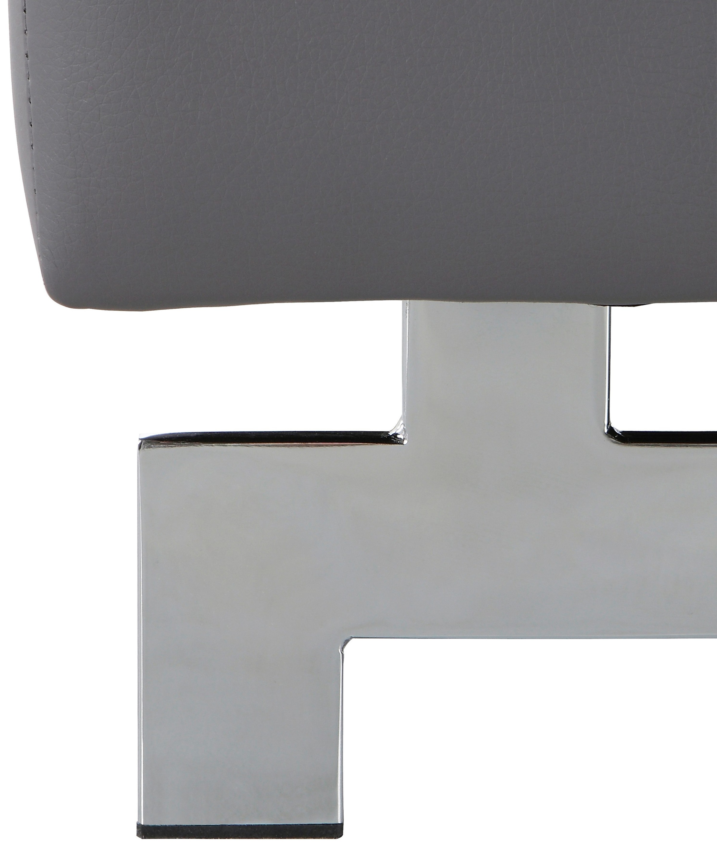 COTTA Ecksofa »Chef L-Form«, mit Kopfteilverstellung, edle Metallkufen, wahlweise mit Bettfunktion