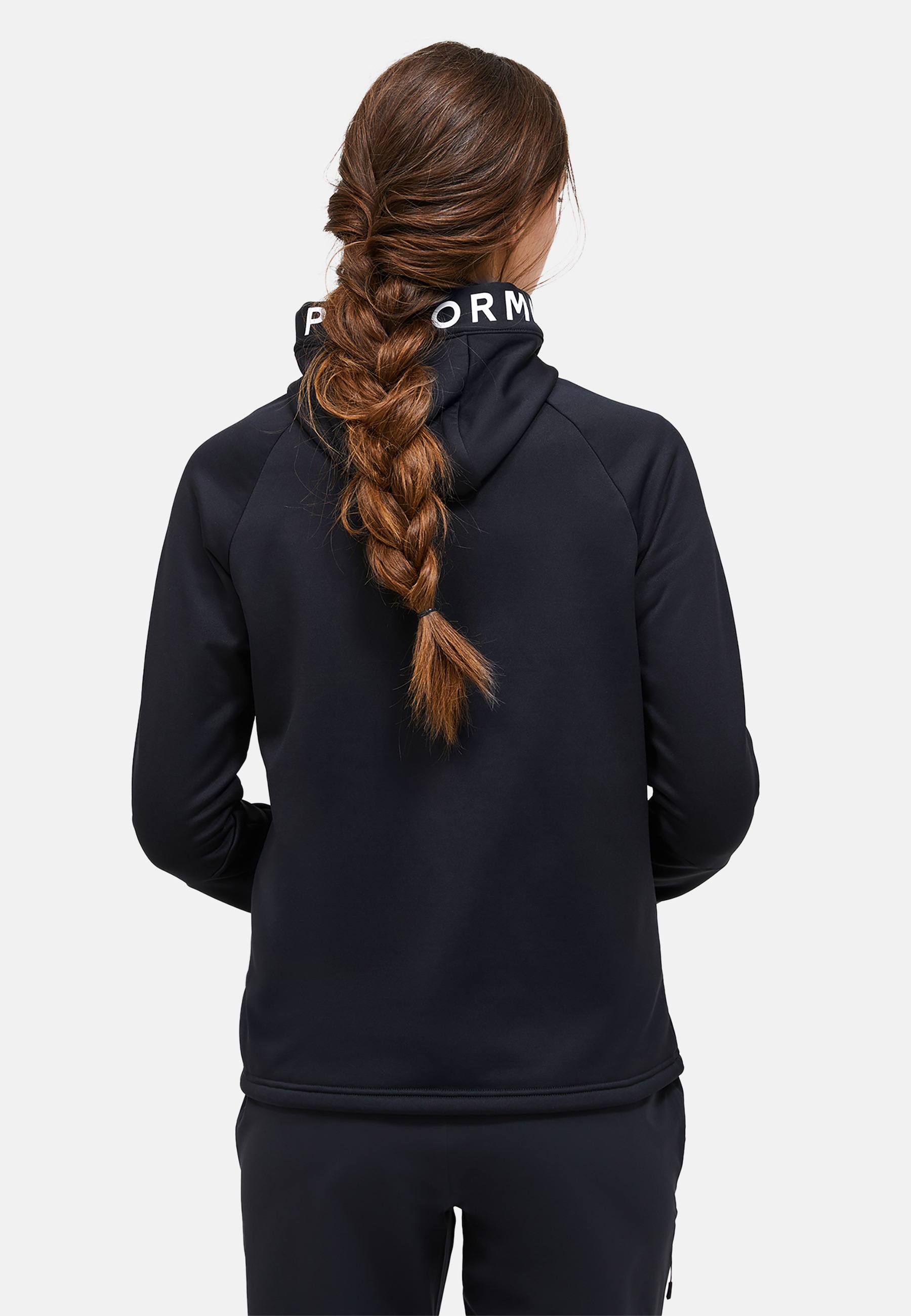 Peak Performance Fleecejacke »W Rider Zip Hood« mit Label-Applikationen