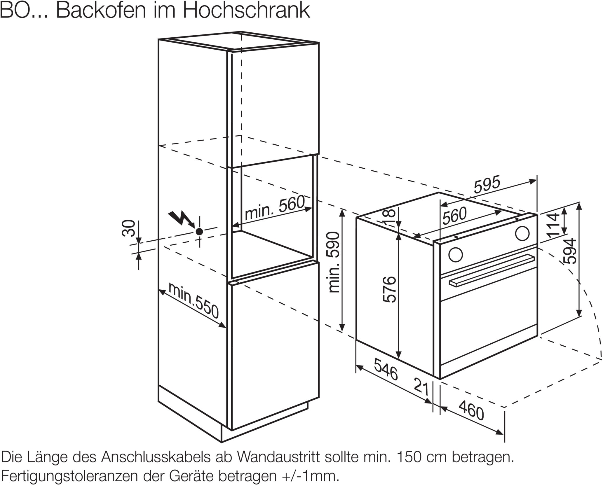 AEG Einbaubackofen  »BSE99823BM«, SteamPro - Dampf- & Sous Vide-Garen, Kerntemperatursensor, WiFi, Grill