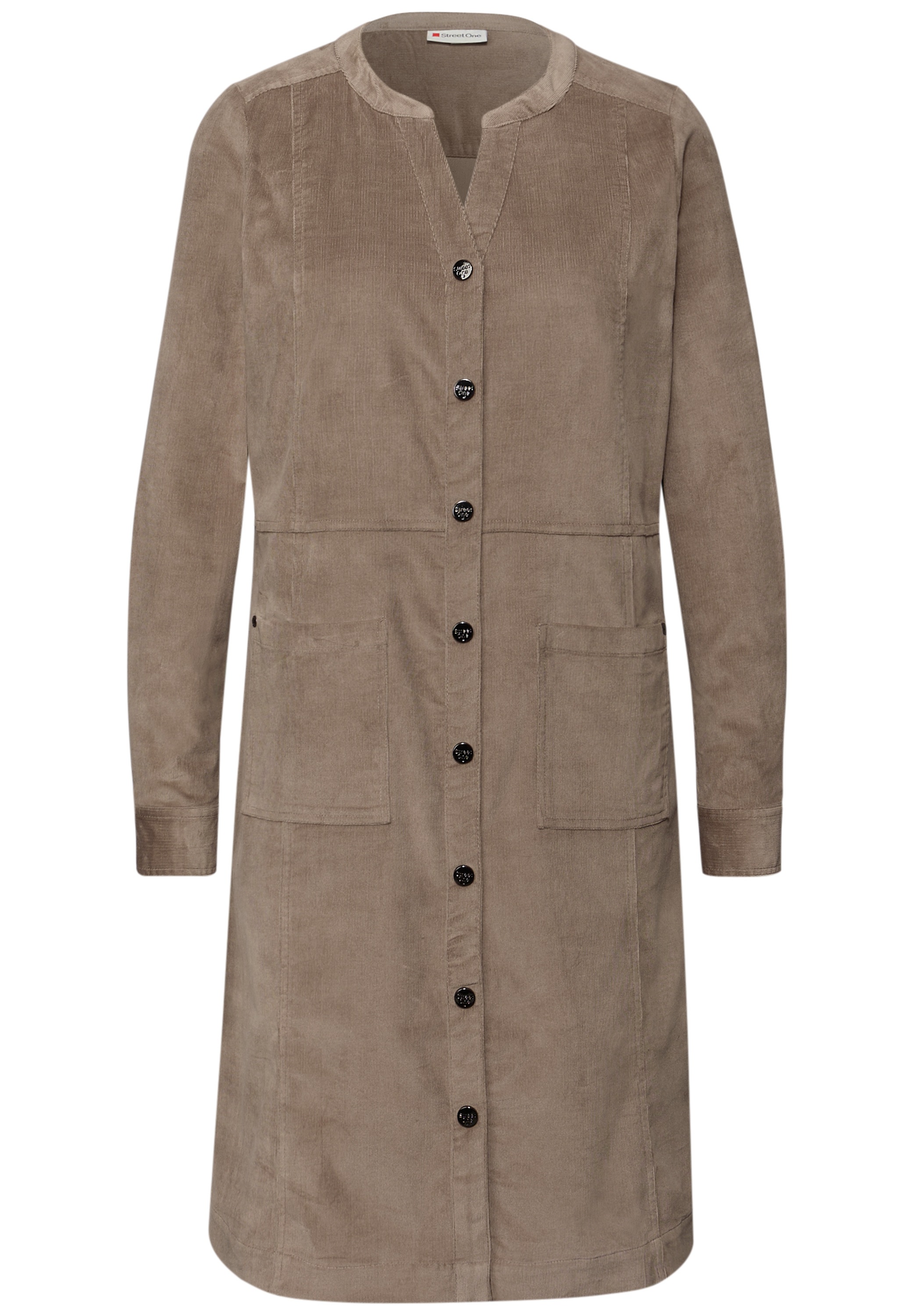 STREET ONE Midikleid Eingrifftaschen knielang