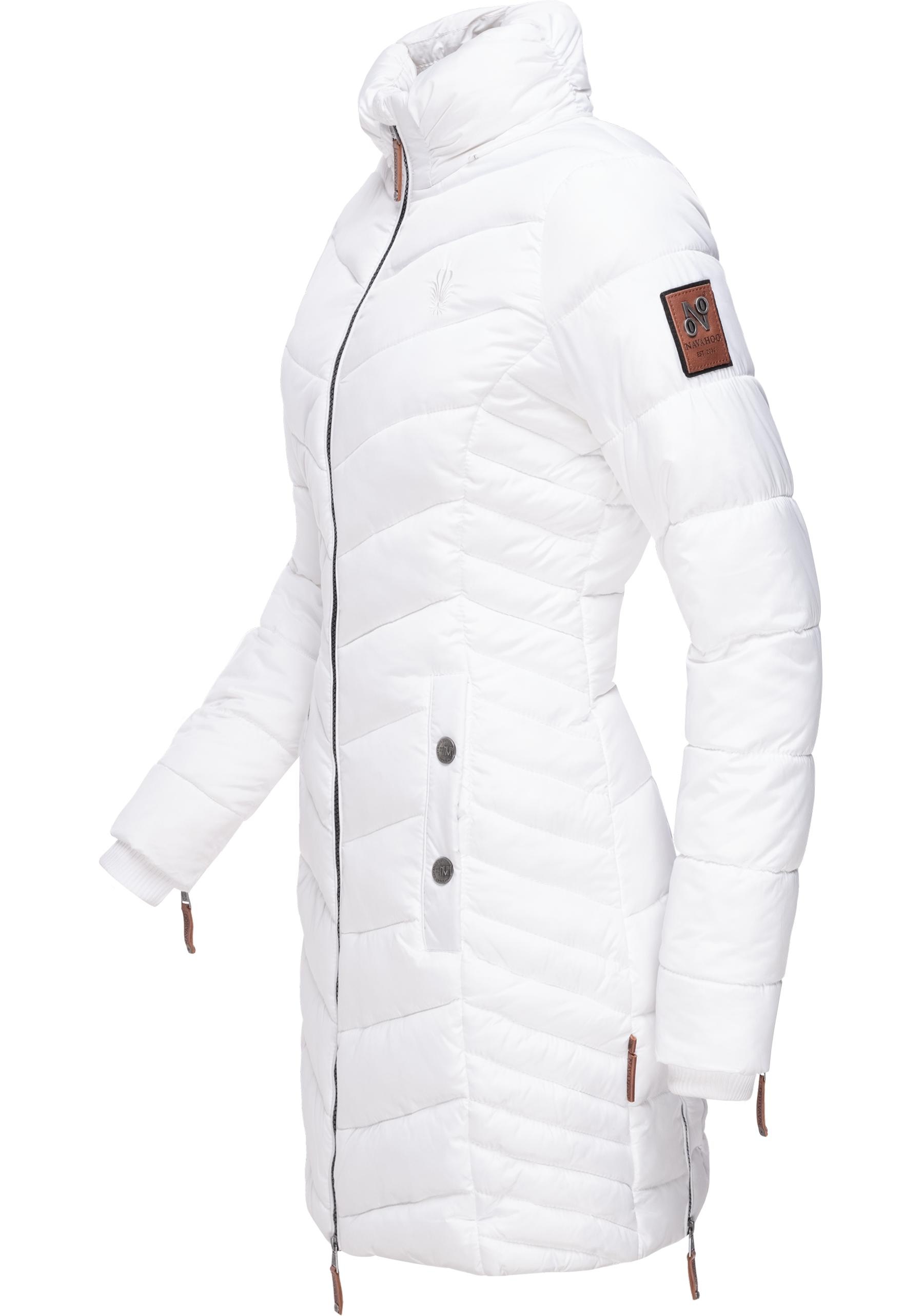 Navahoo Wintermantel »Nimalaa«, modischer Damen Winter Steppmantel mit Kapuze