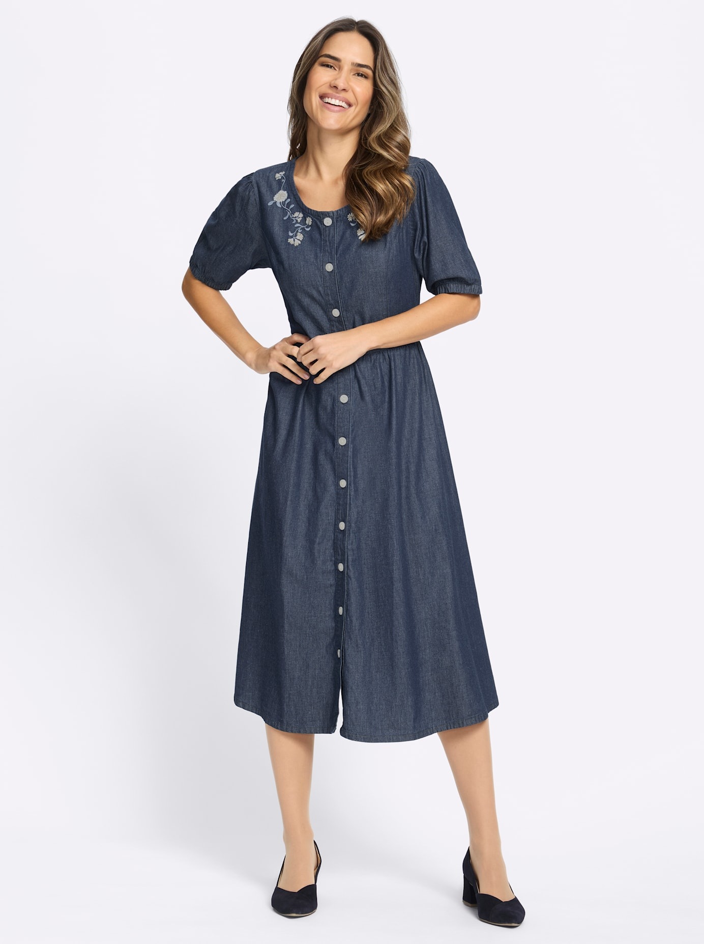 Classic Basics Jeanskleid "Jeans-Kleid"